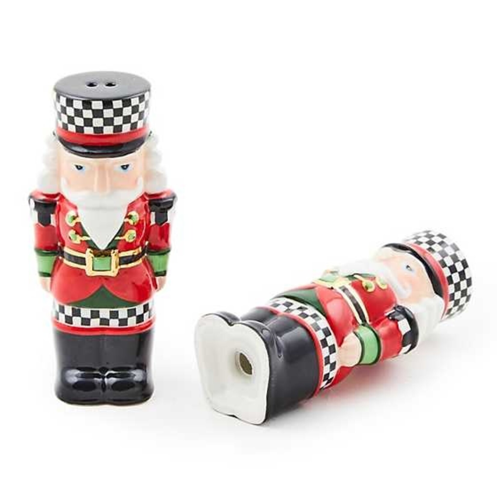 MacKenzie-Childs Classic Courtly Nutcracker Salt & Pepper Set