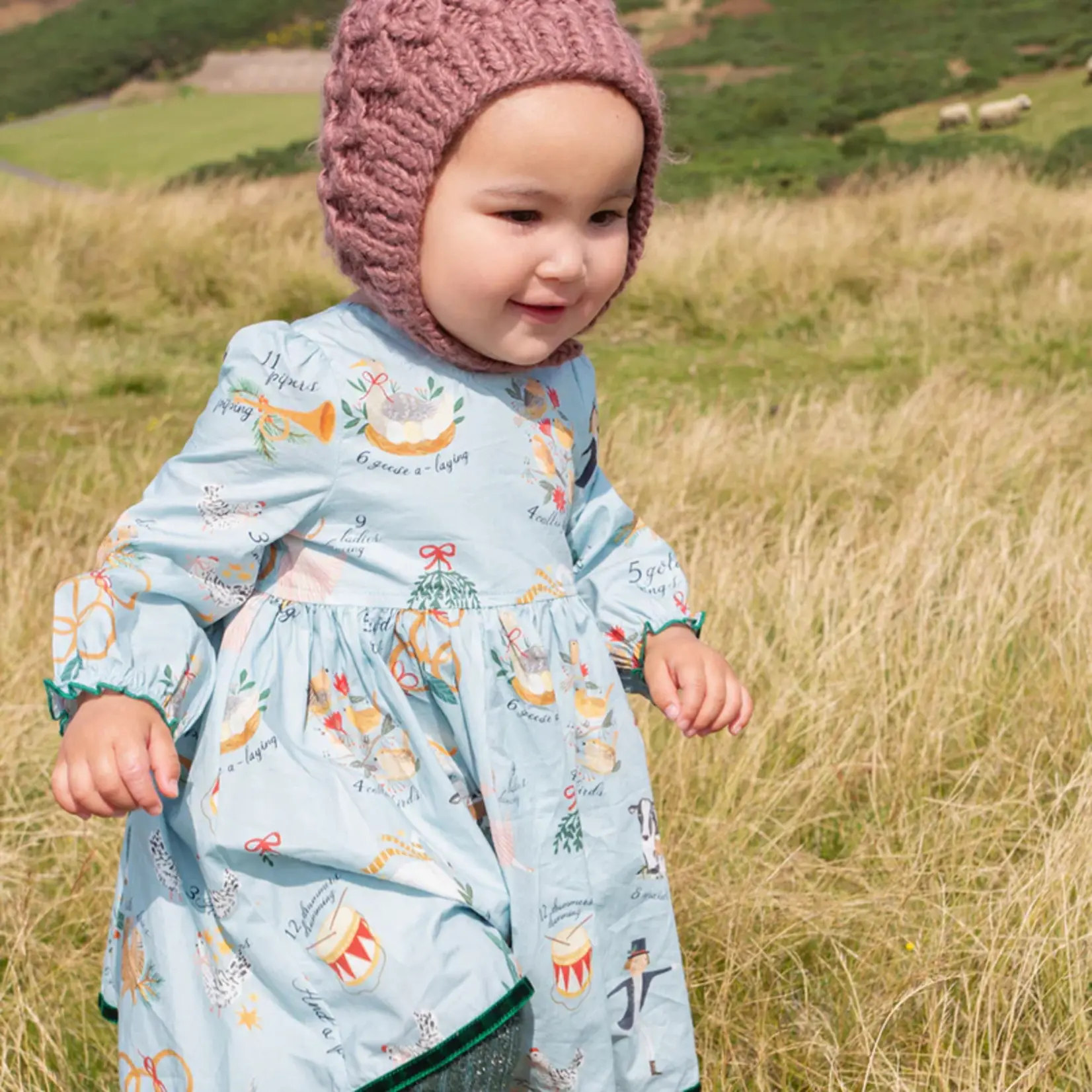 Pink Chicken Amma Dress Set - 12 Days of Christmas