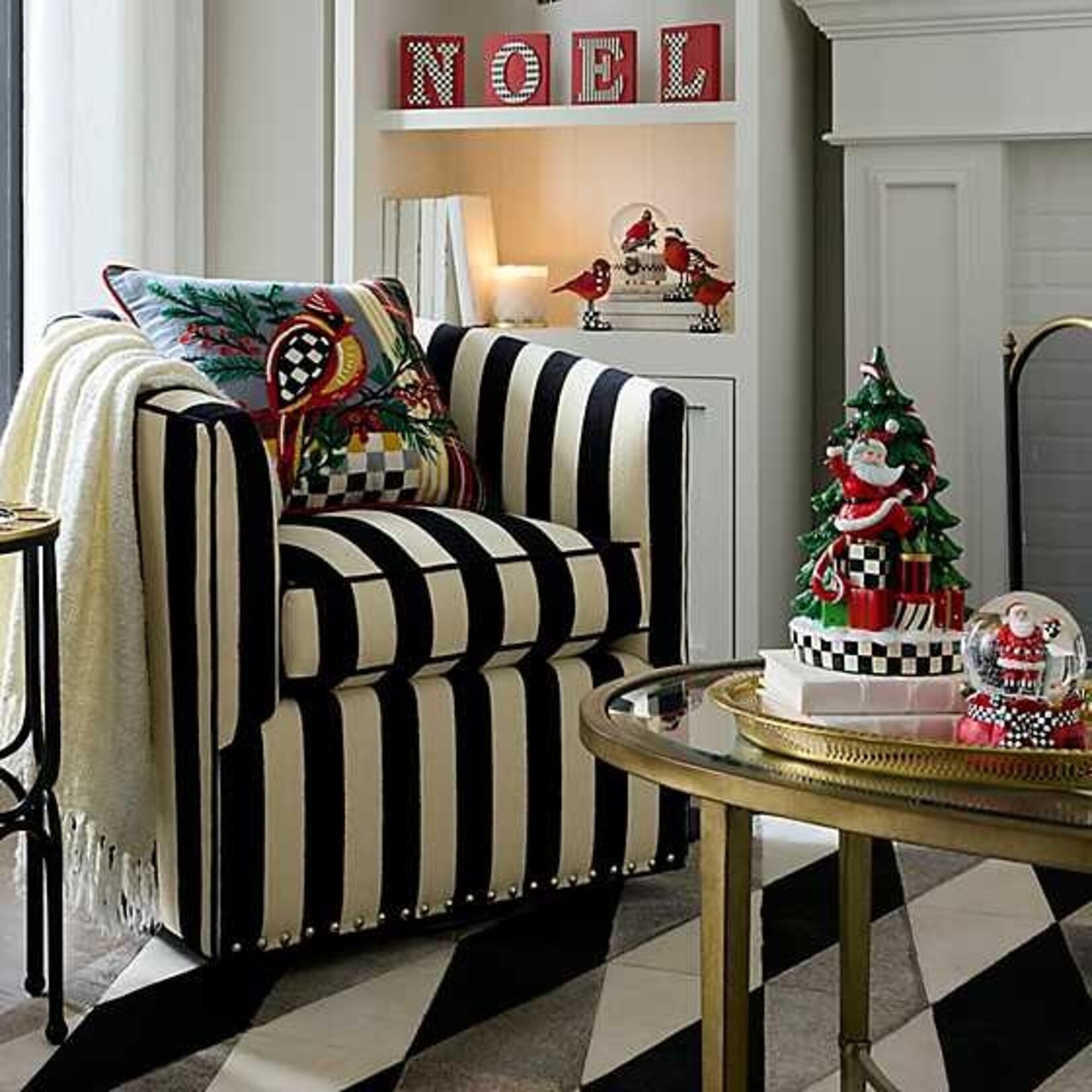 MacKenzie-Childs Cozy Christmas Morning Illuminated Tree
