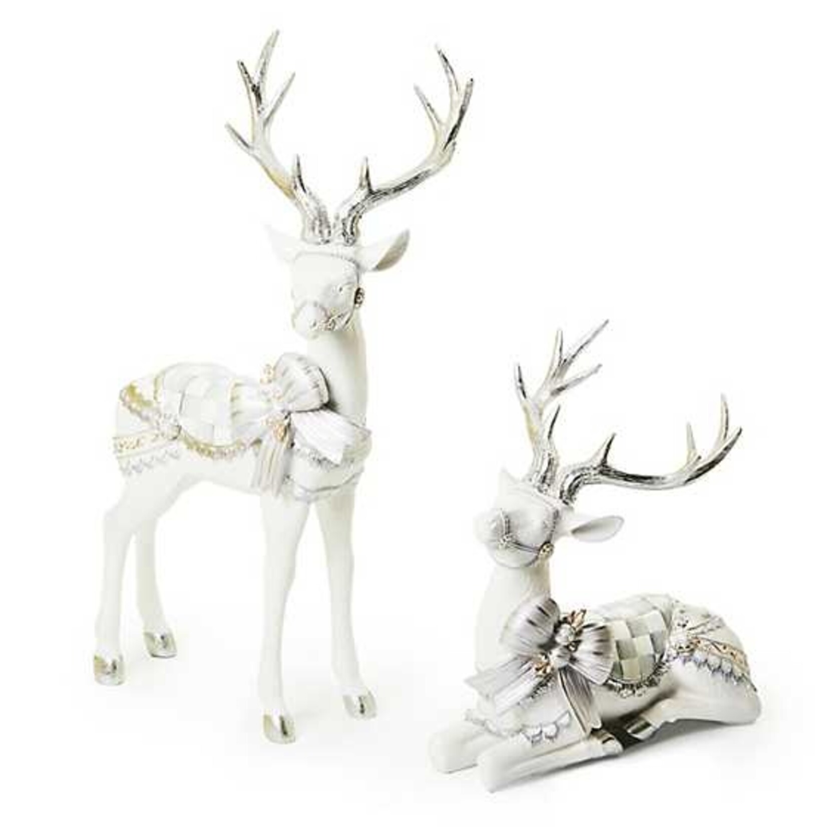 MacKenzie-Childs Crystal Palace Standing White Deer