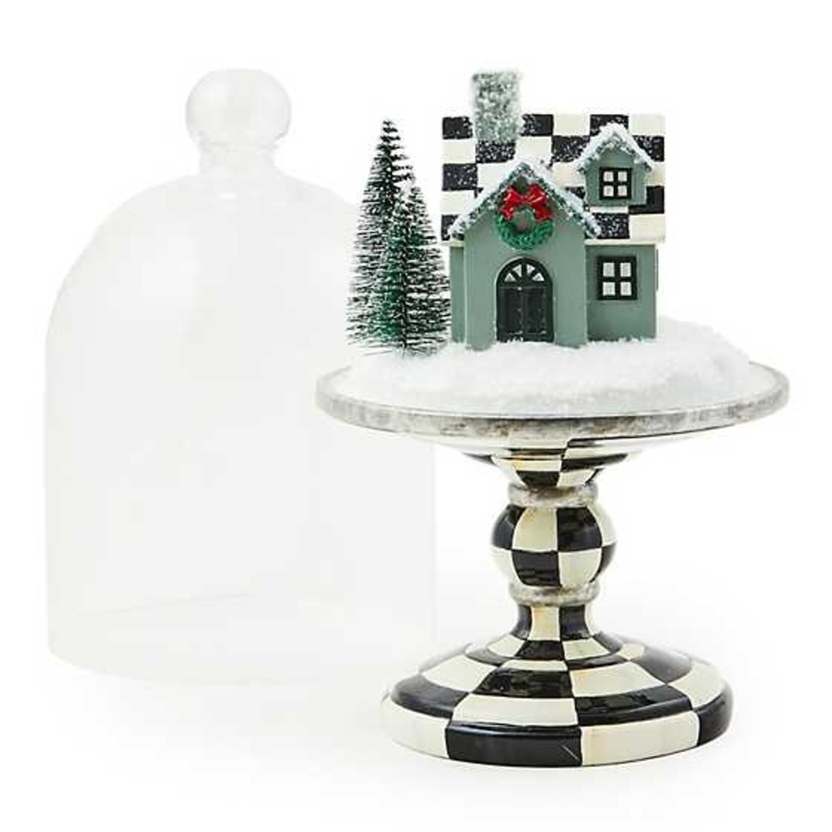 MacKenzie-Childs Farmhouse Holiday House Cloche