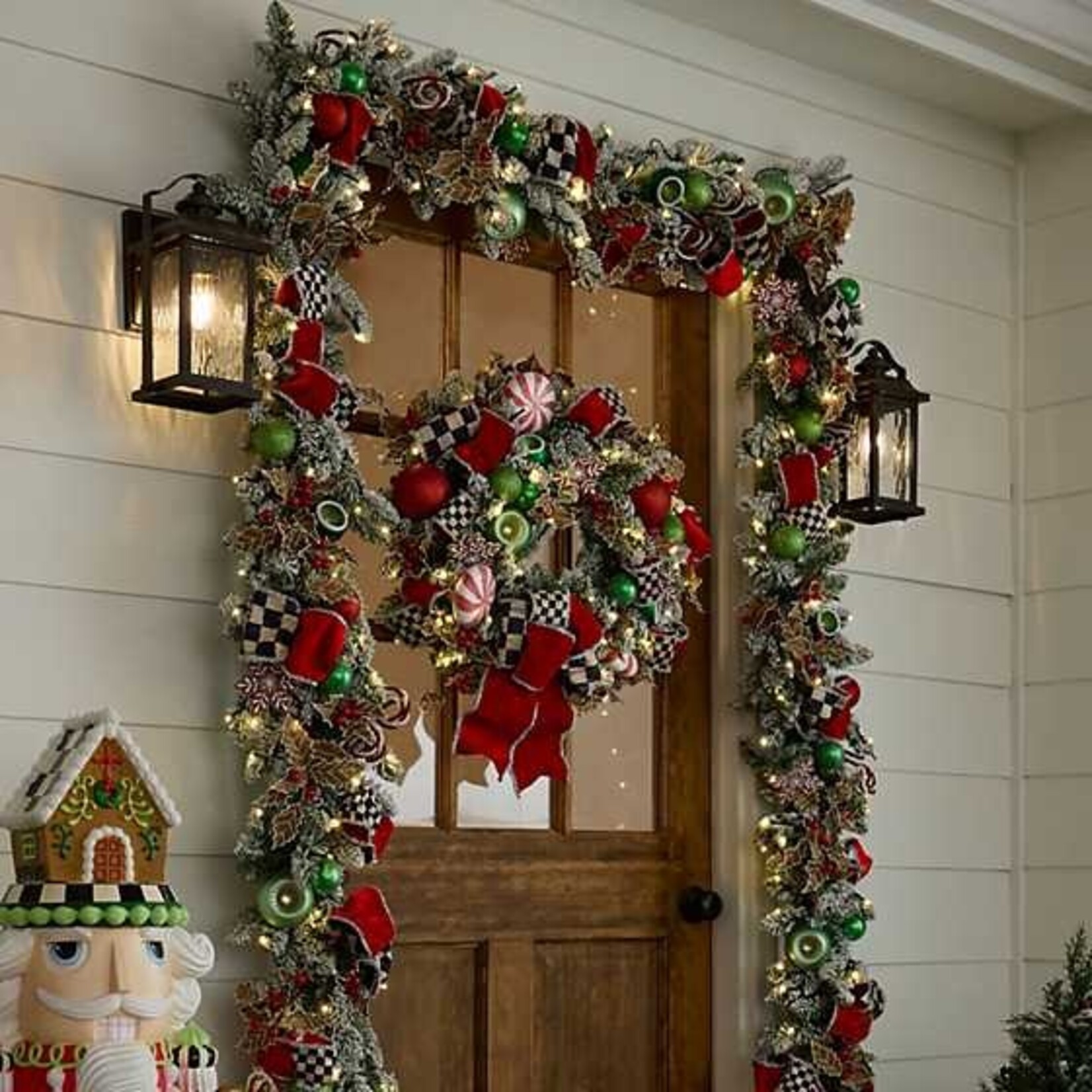 MacKenzie-Childs Bake Shop Illuminated Wreath