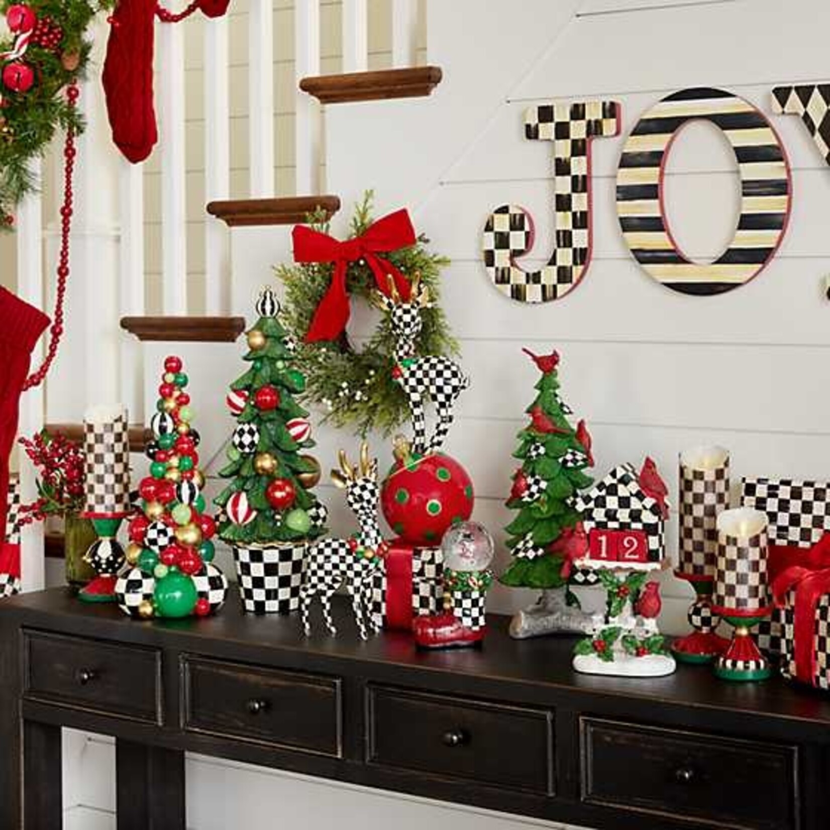 MacKenzie-Childs Jolly Holiday Illuminated Tree