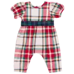 Pink Chicken Ruby Jumper - Holiday Tartan