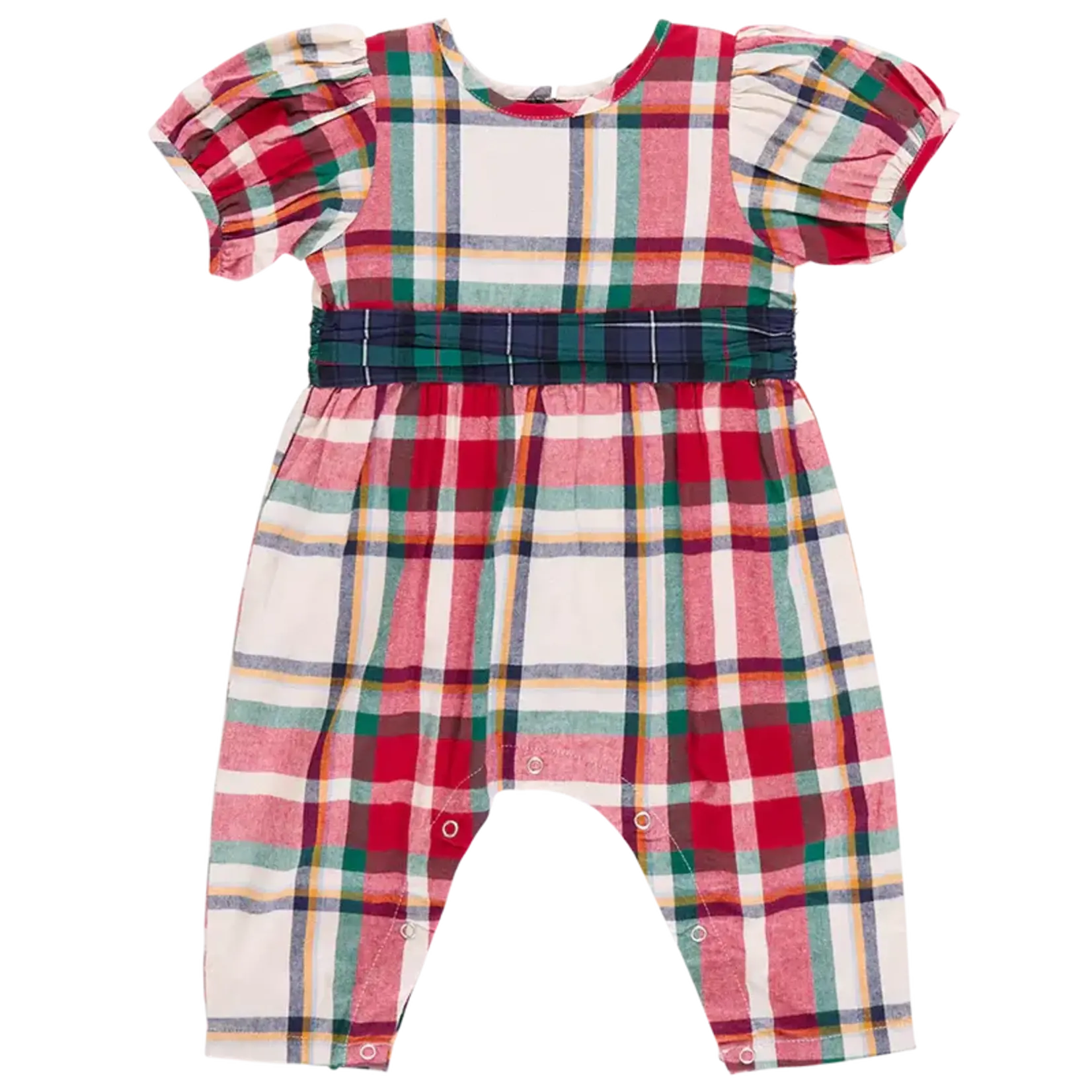 Pink Chicken Ruby Jumper - Holiday Tartan
