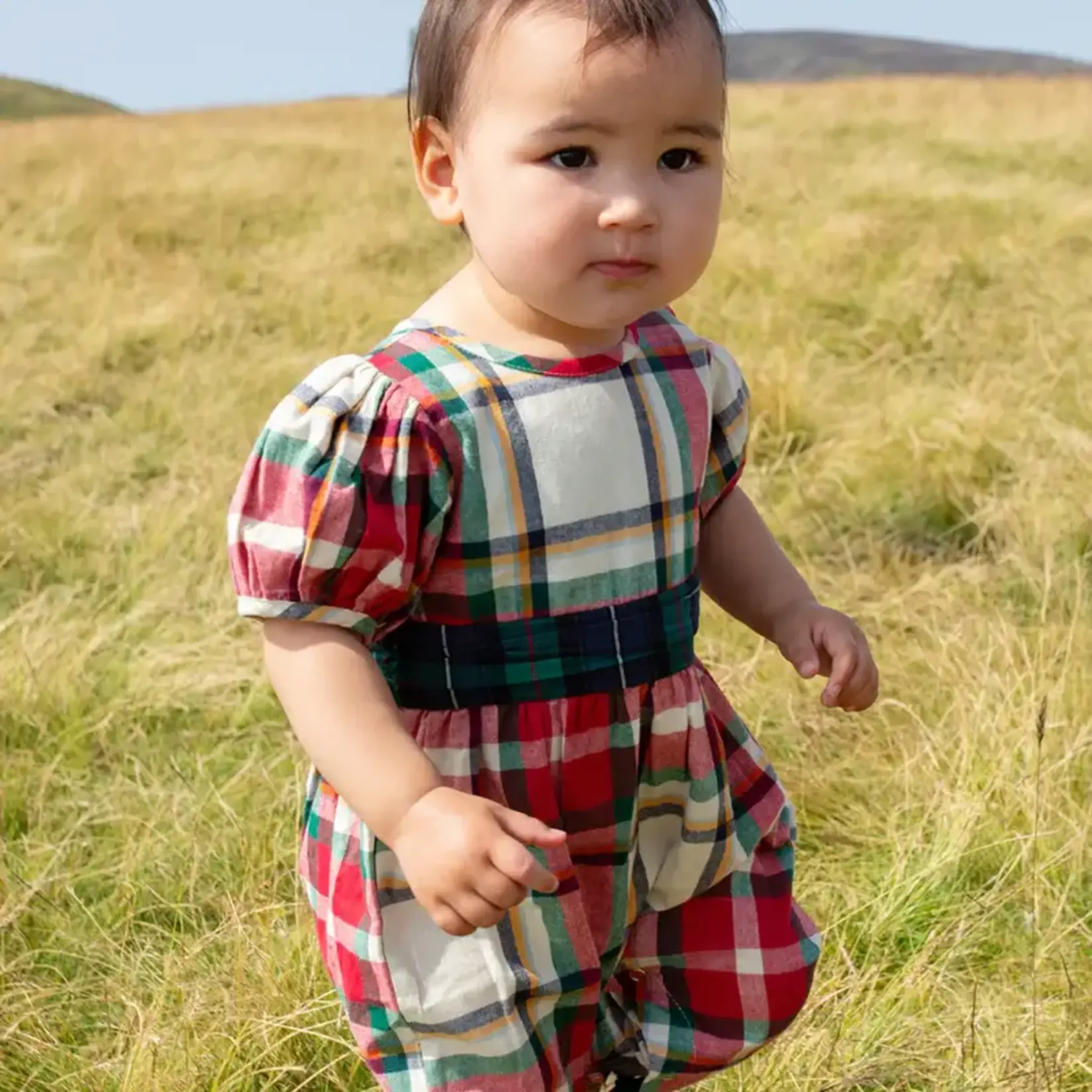 Pink Chicken Ruby Jumper - Holiday Tartan