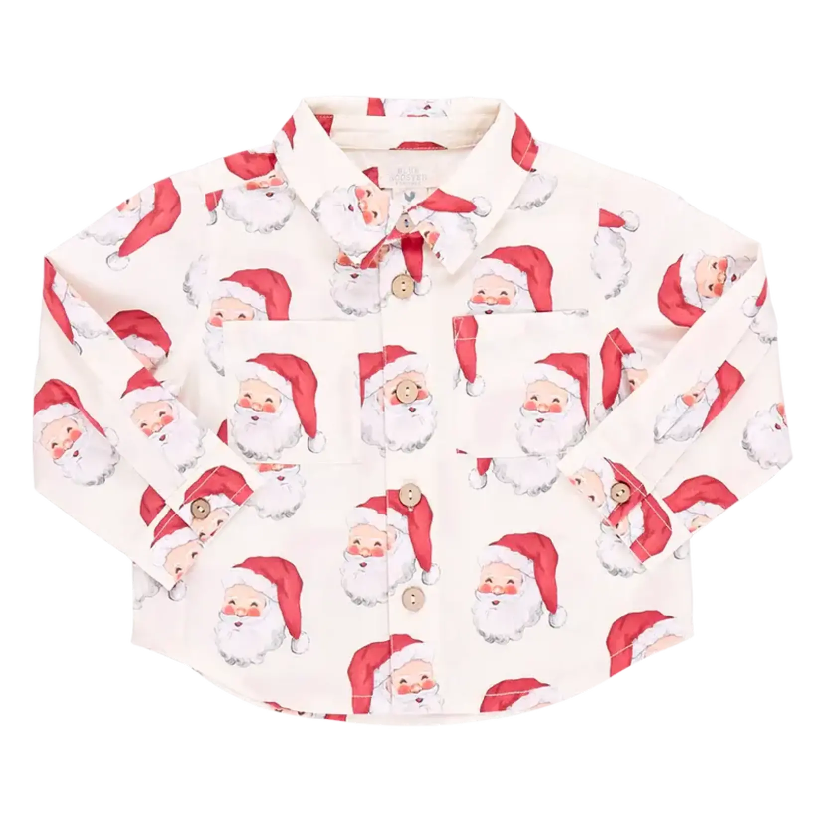 Blue Rooster Infant Jack Shirt - Vintage Santas