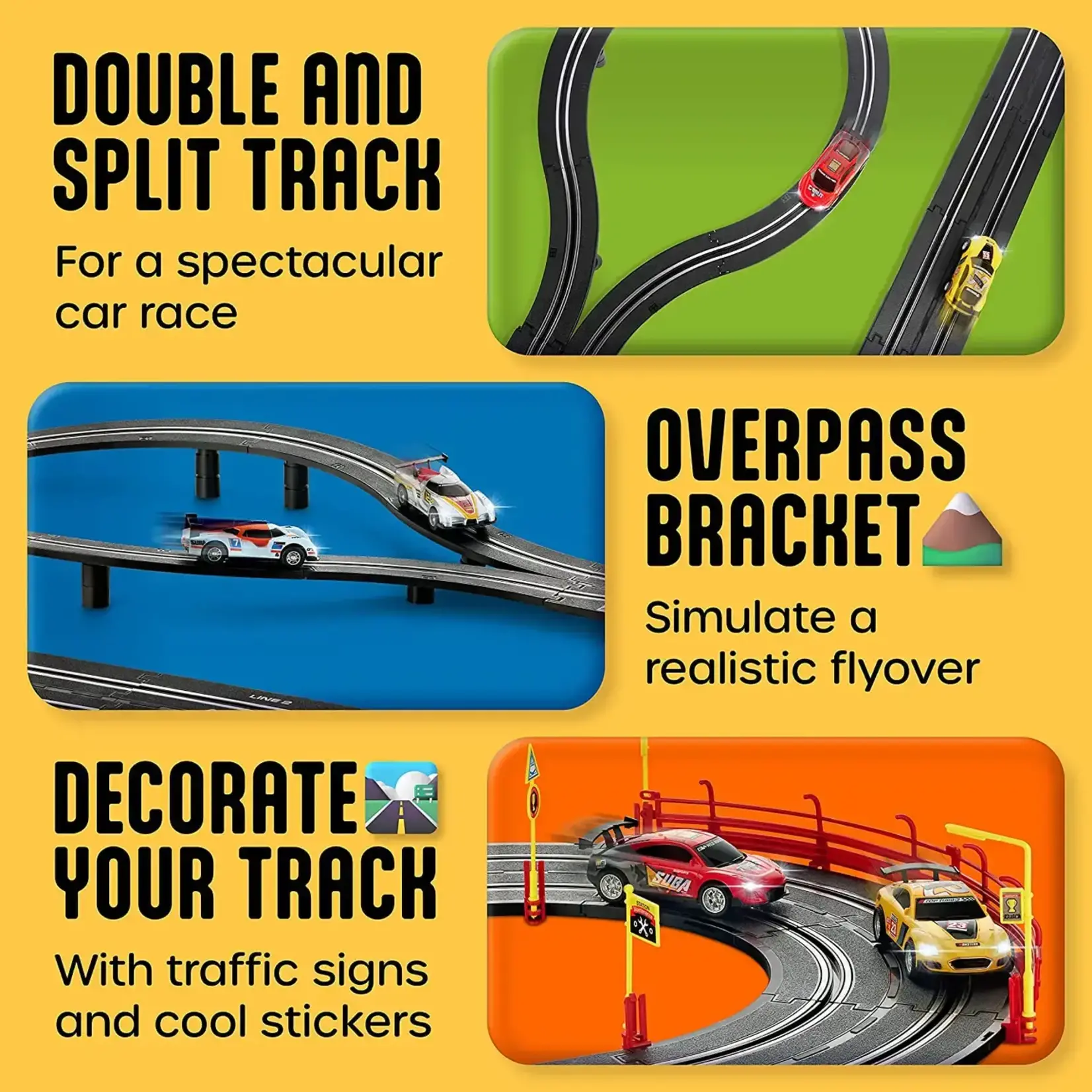 Atlasonix Slot Car Race Track Sets