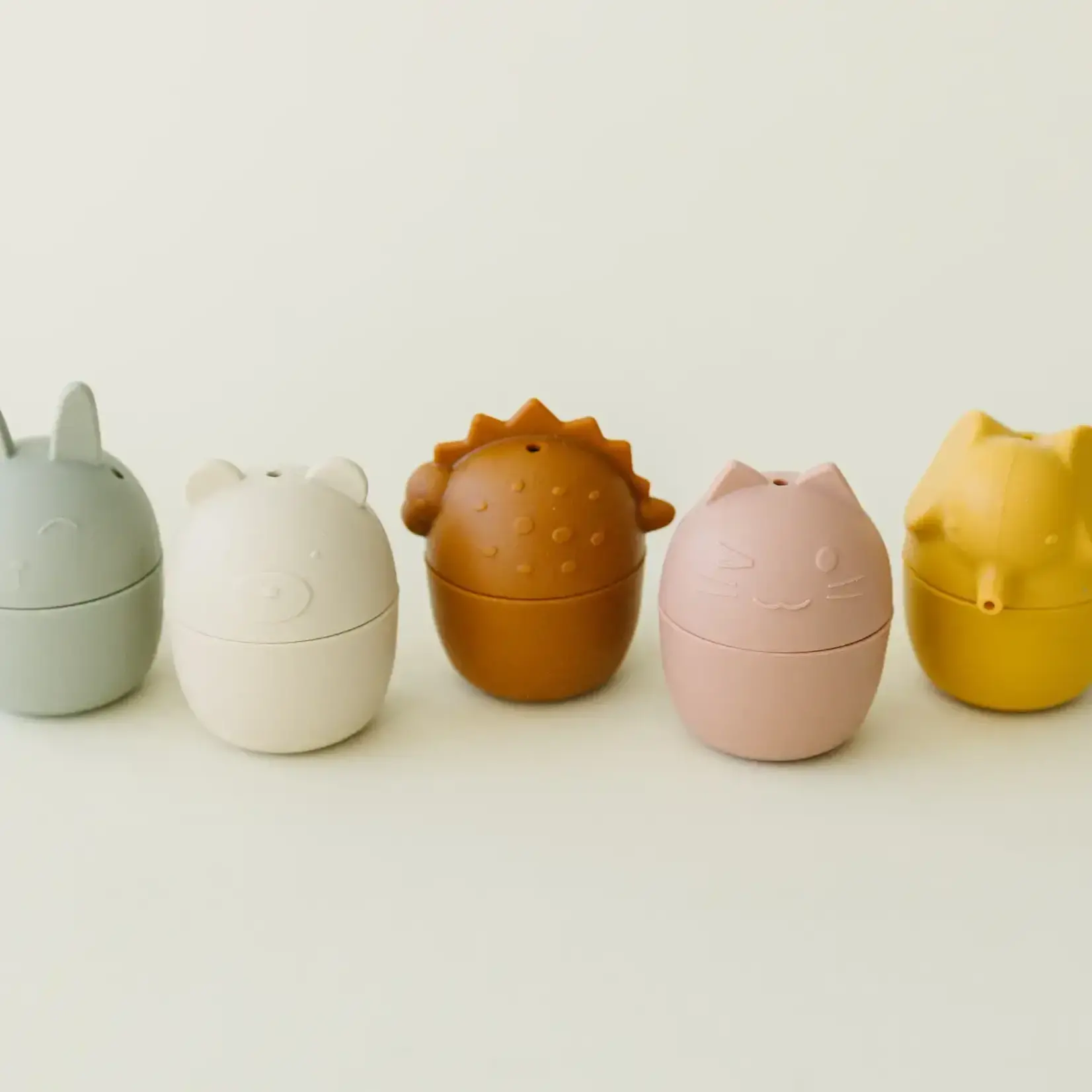 Marlowe & Co Animal Mold Free Silicone Bath Toy Set