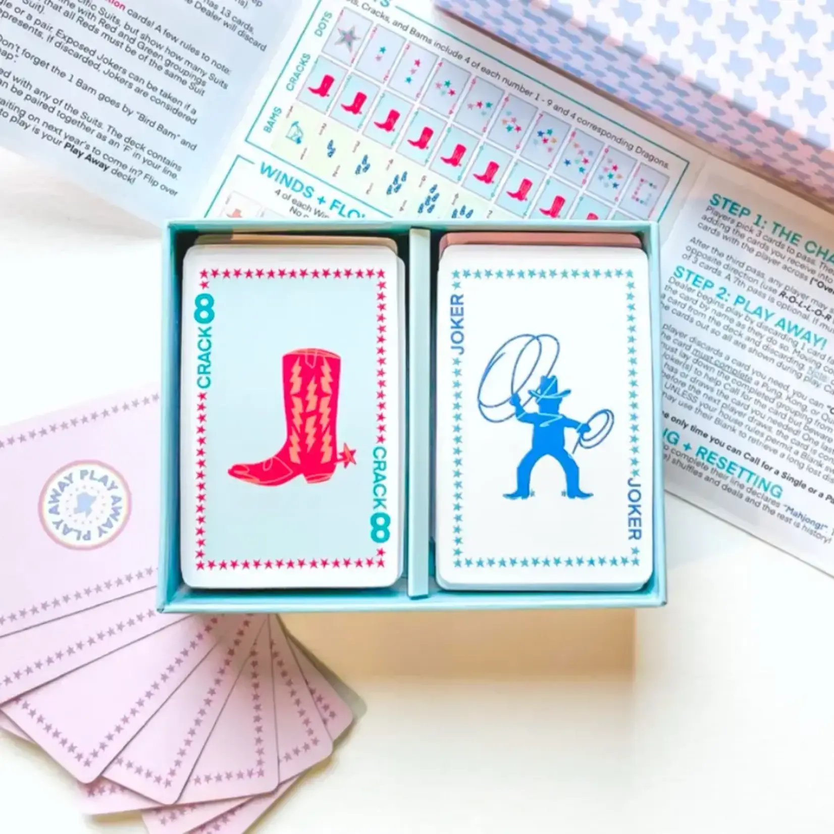 Play Away Cards Mahjong Texas Playing Card Deck