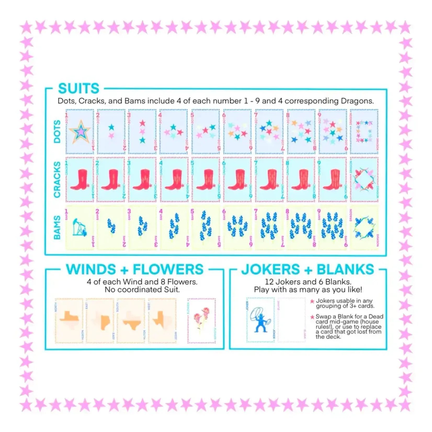 Play Away Cards Mahjong Texas Playing Card Deck