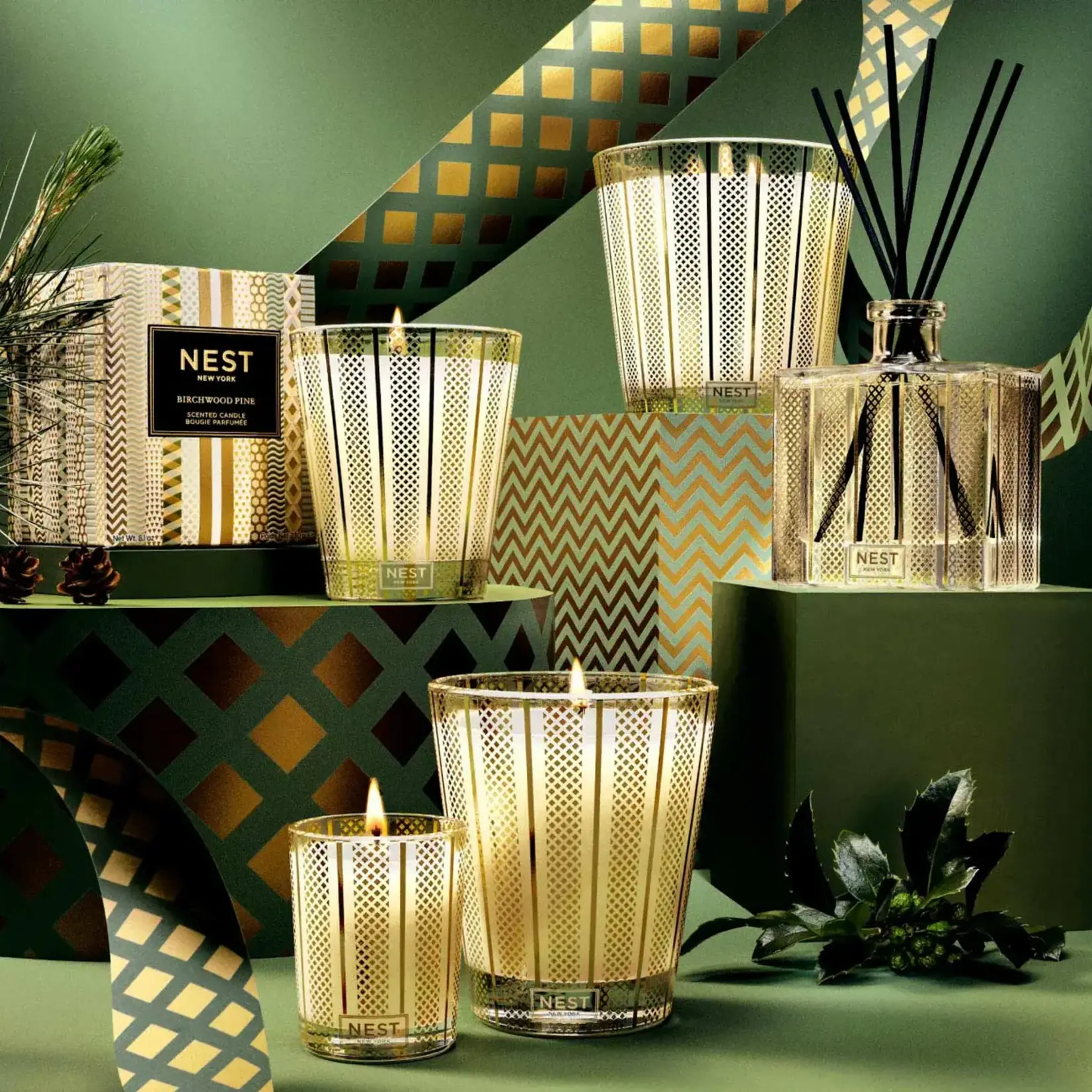 Nest Fragrances Birchwood Pine Votive Candle