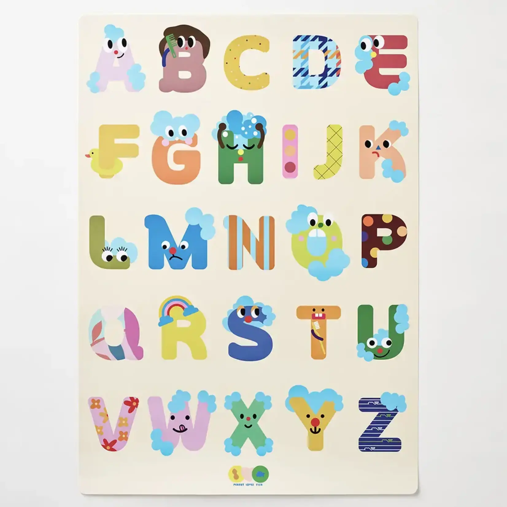 Creative Play Bath Stickers & Poster Set - Alphabet
