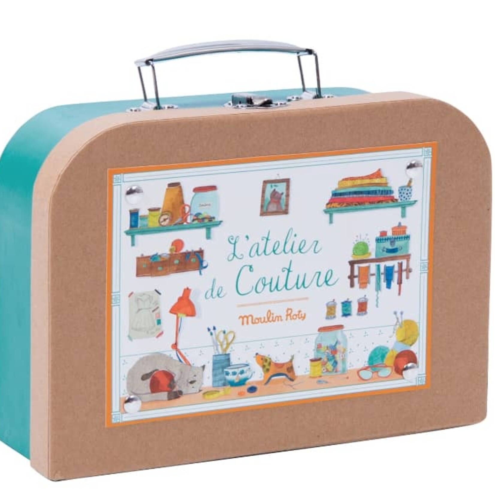 Moulin Roty Suitcase - Sewing & Knitting Set