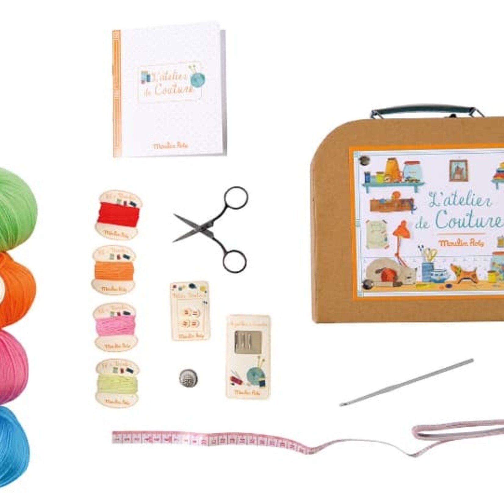 Moulin Roty Suitcase - Sewing & Knitting Set