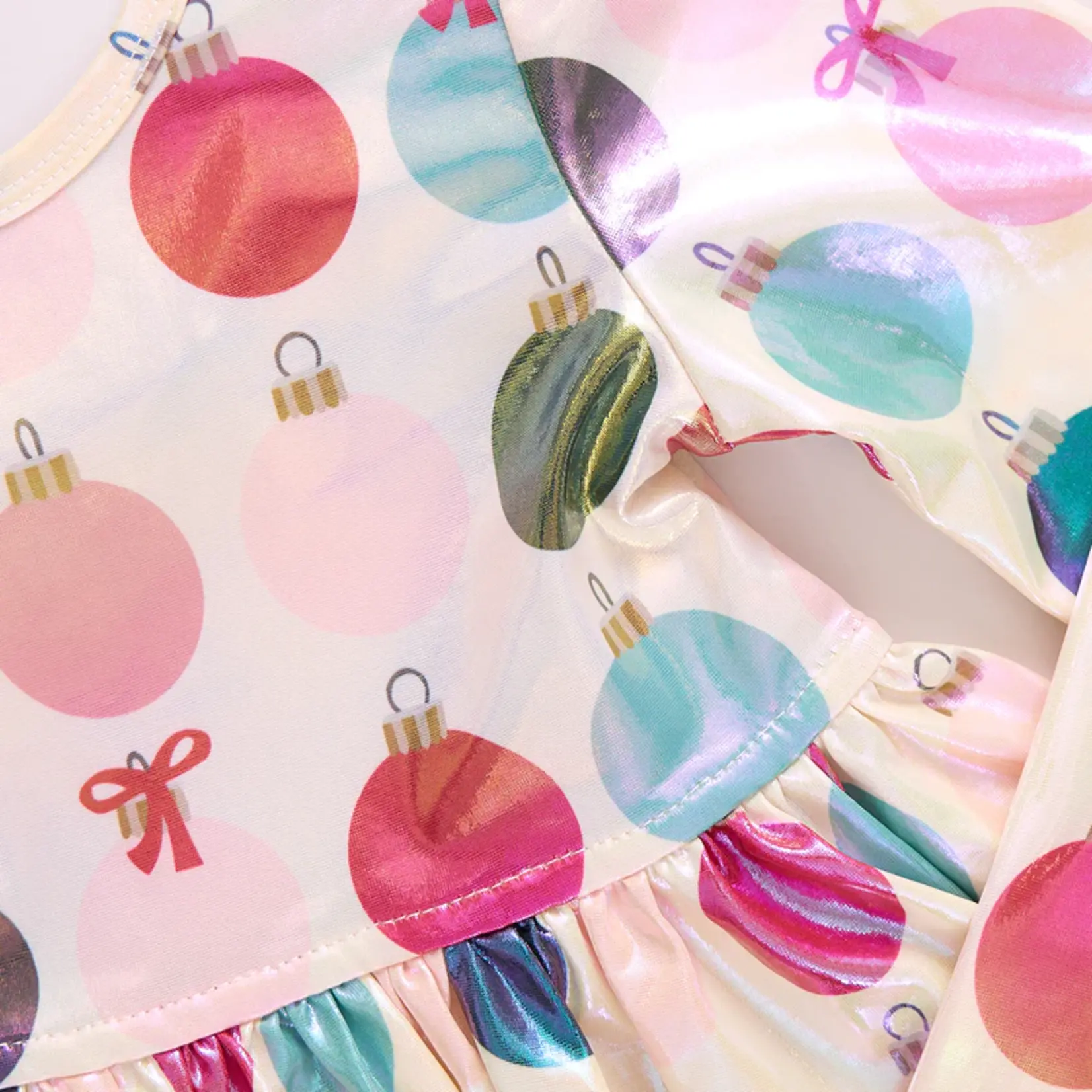 Pink Chicken Lame Steph Dress - Ornaments