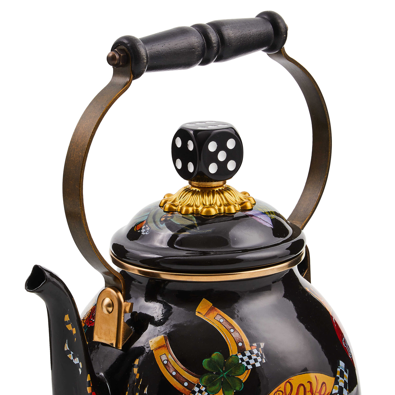 MacKenzie-Childs Tattoo 2 Quart Tea Kettle