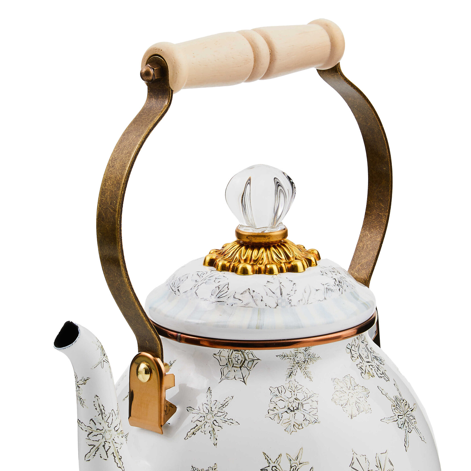 MacKenzie-Childs Winter Palace 2 Quart Tea Kettle