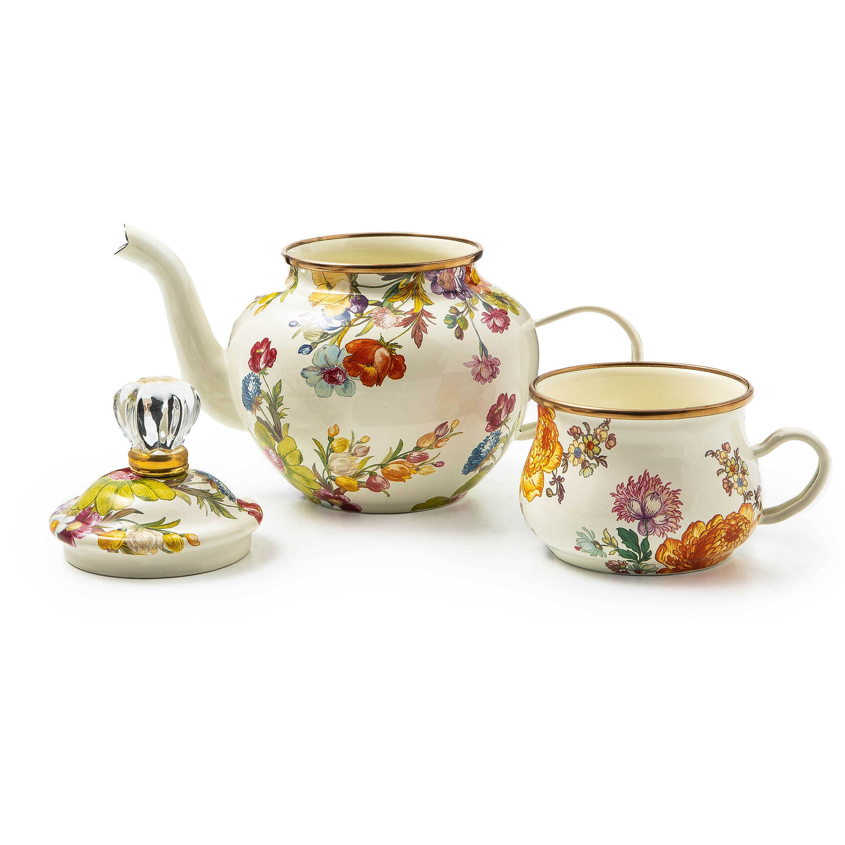 MacKenzie-Childs White Flower Market High Tea