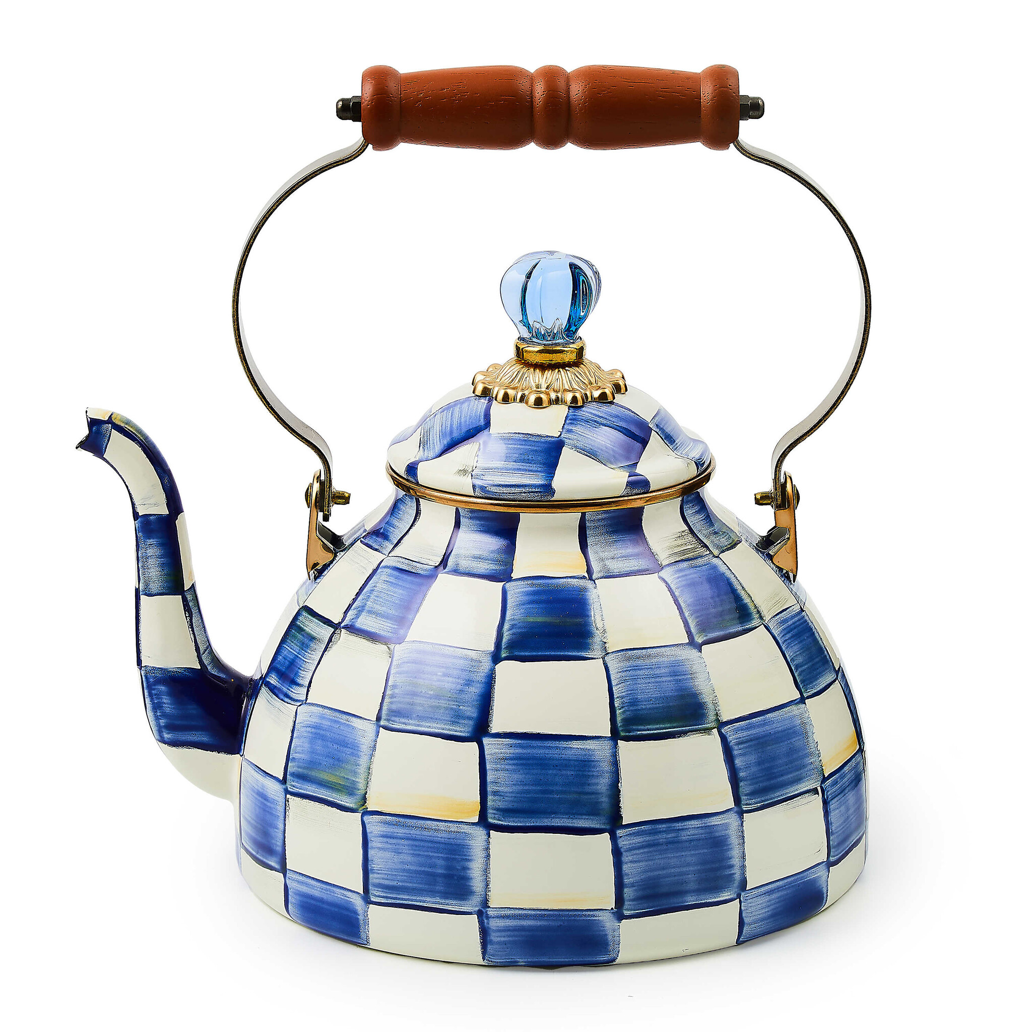 Violet Check 2 Quart Tea Kettle main image 0