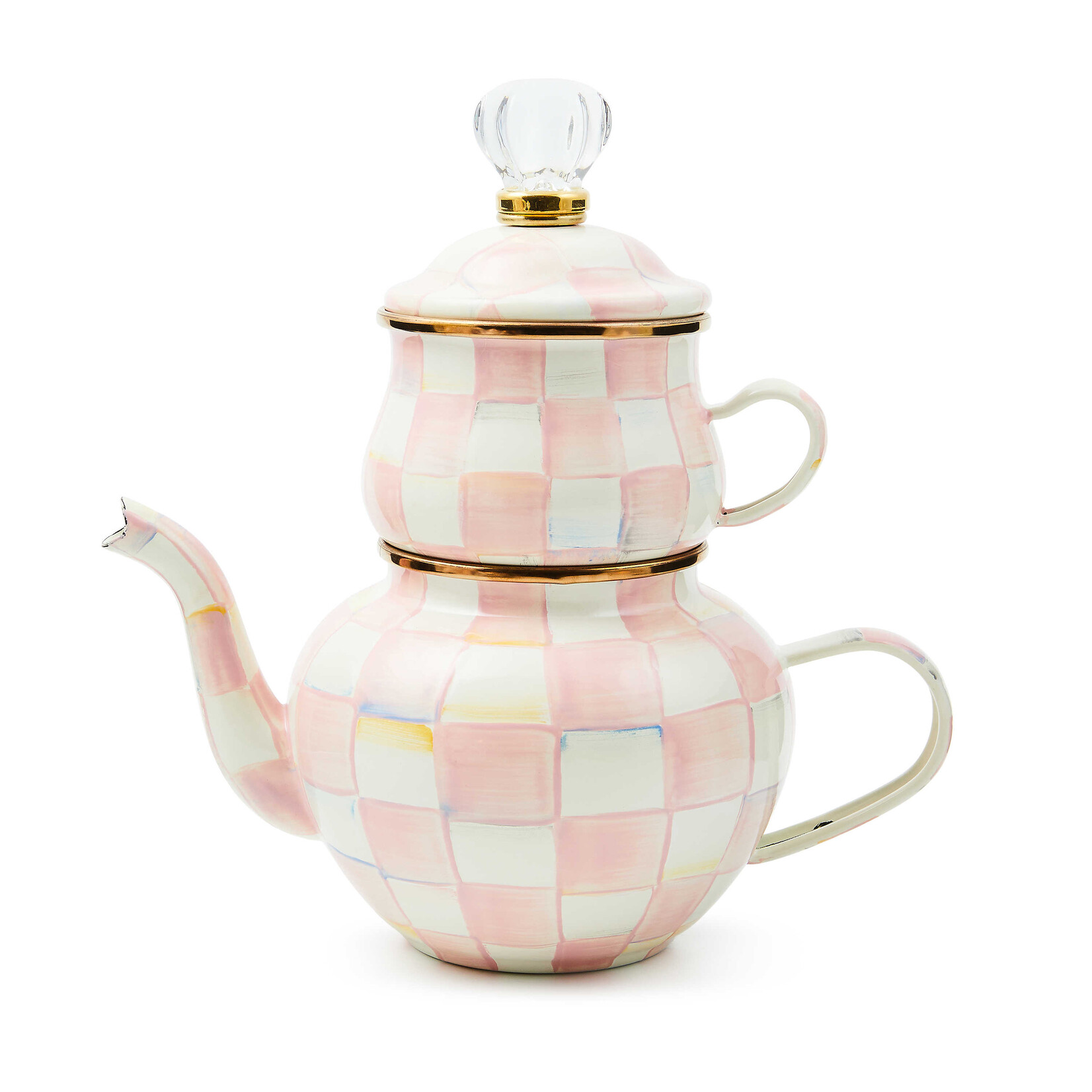 MacKenzie-Childs rosy check high tea