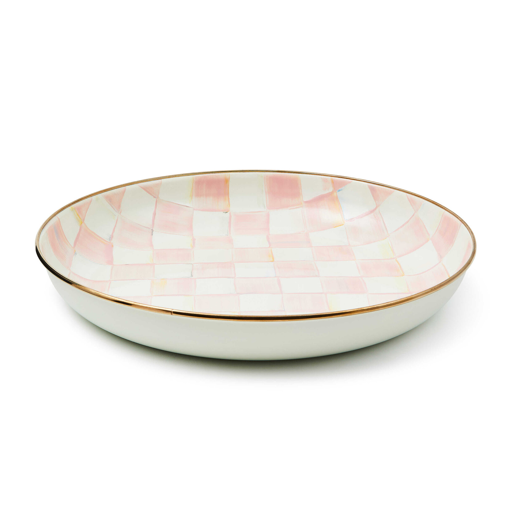 MacKenzie-Childs rosy check abundant bowl