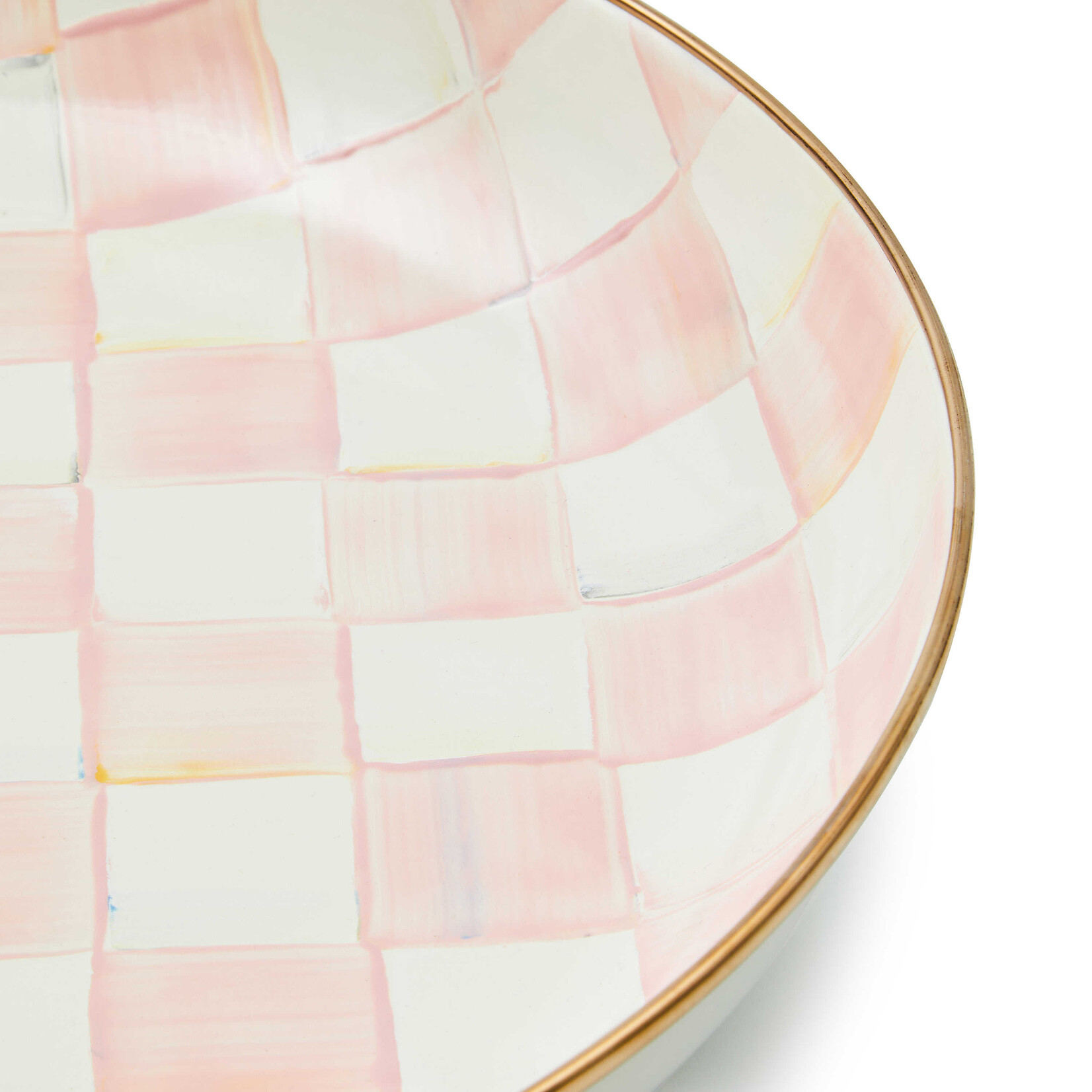 MacKenzie-Childs rosy check abundant bowl