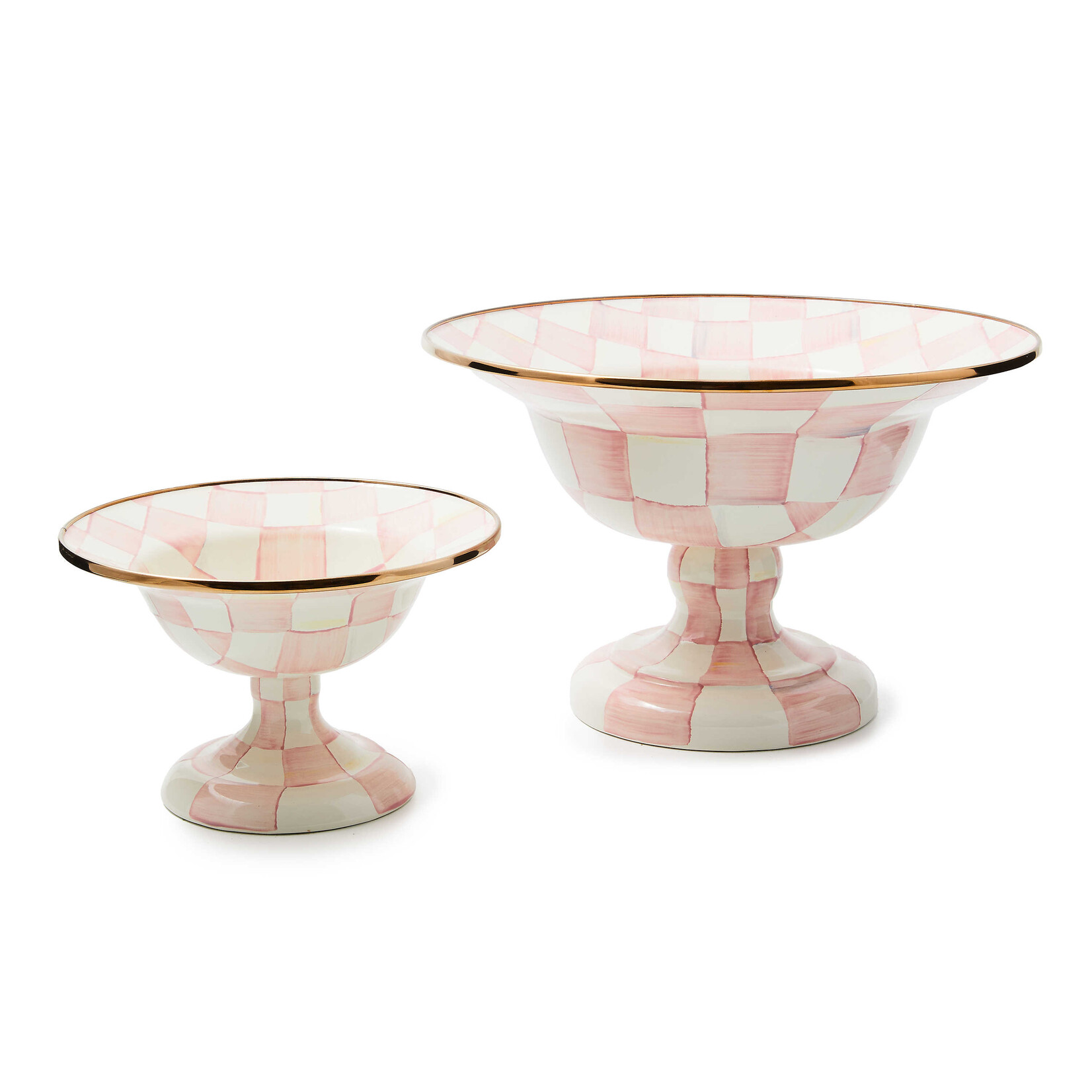 MacKenzie-Childs rosy check small compote