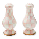 MacKenzie-Childs rosy check large salt & pepper shakers