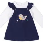 Viverano Organics Bird Ruffle Tunic Dress & Bodysuit