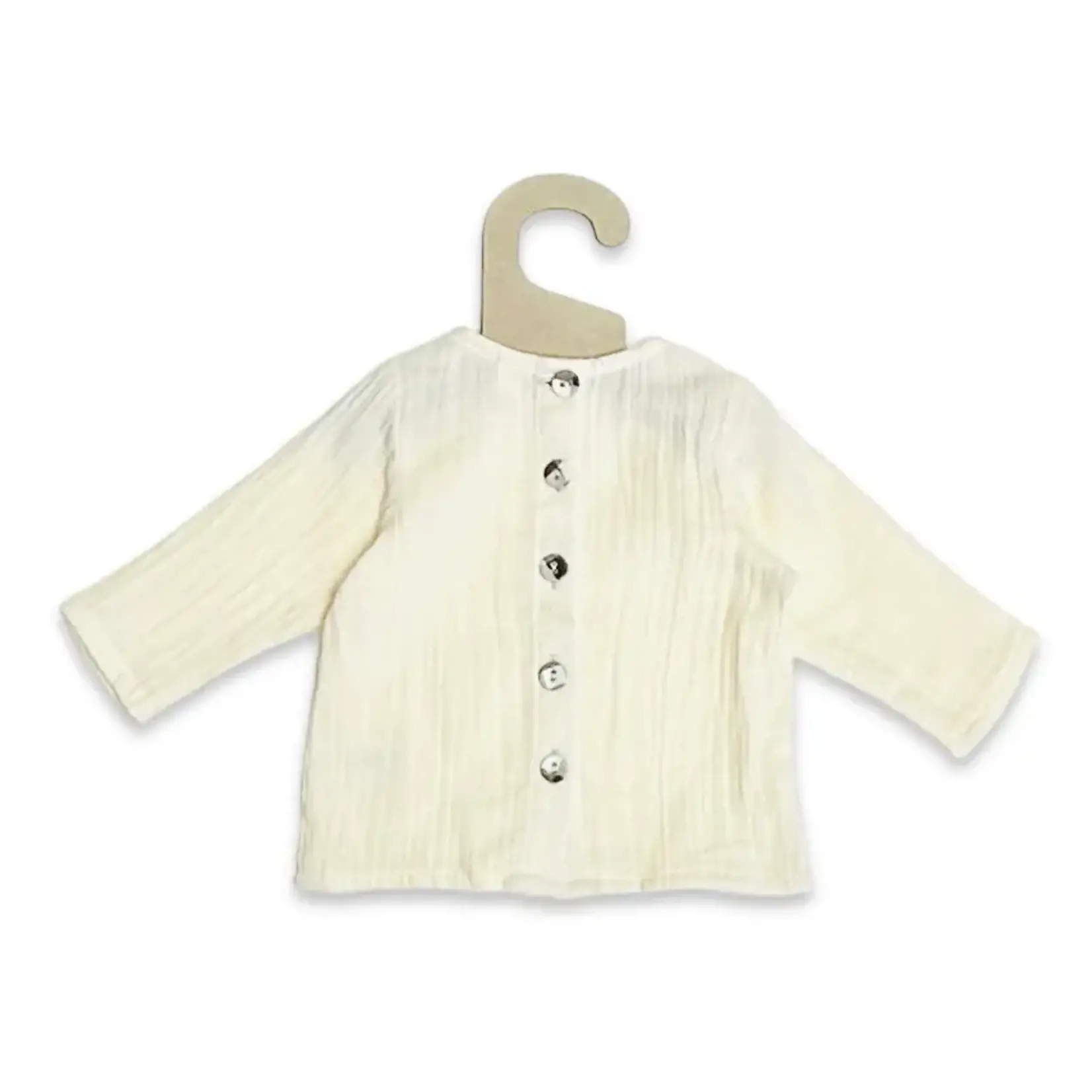 Viverano Organics Corduroy Overall Set with Muslin Shirt - Mustard