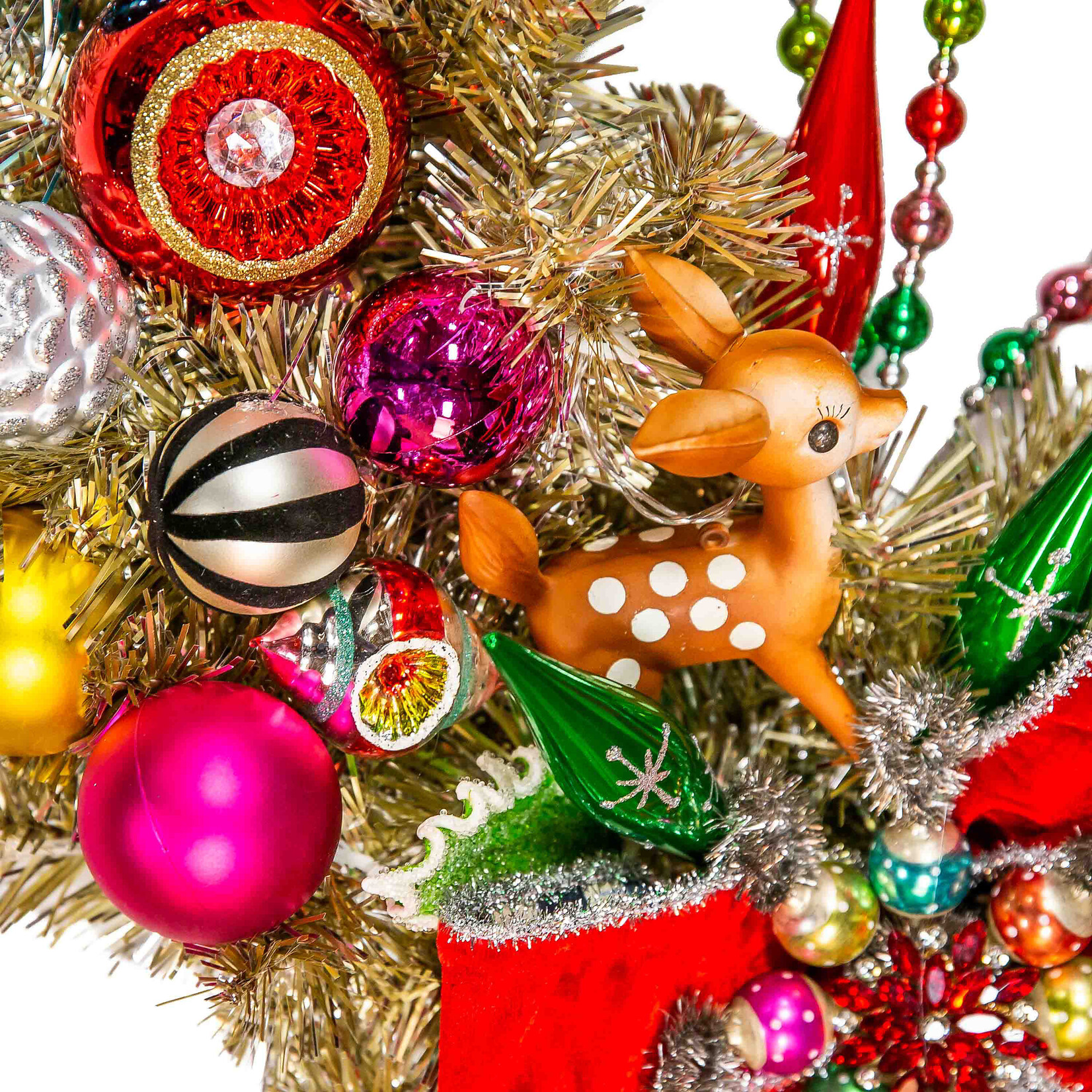 MacKenzie-Childs Granny Kitsch Illuminated Wreath