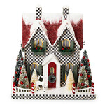 MacKenzie-Childs Cozy Christmas Illuminated Paper Cottage