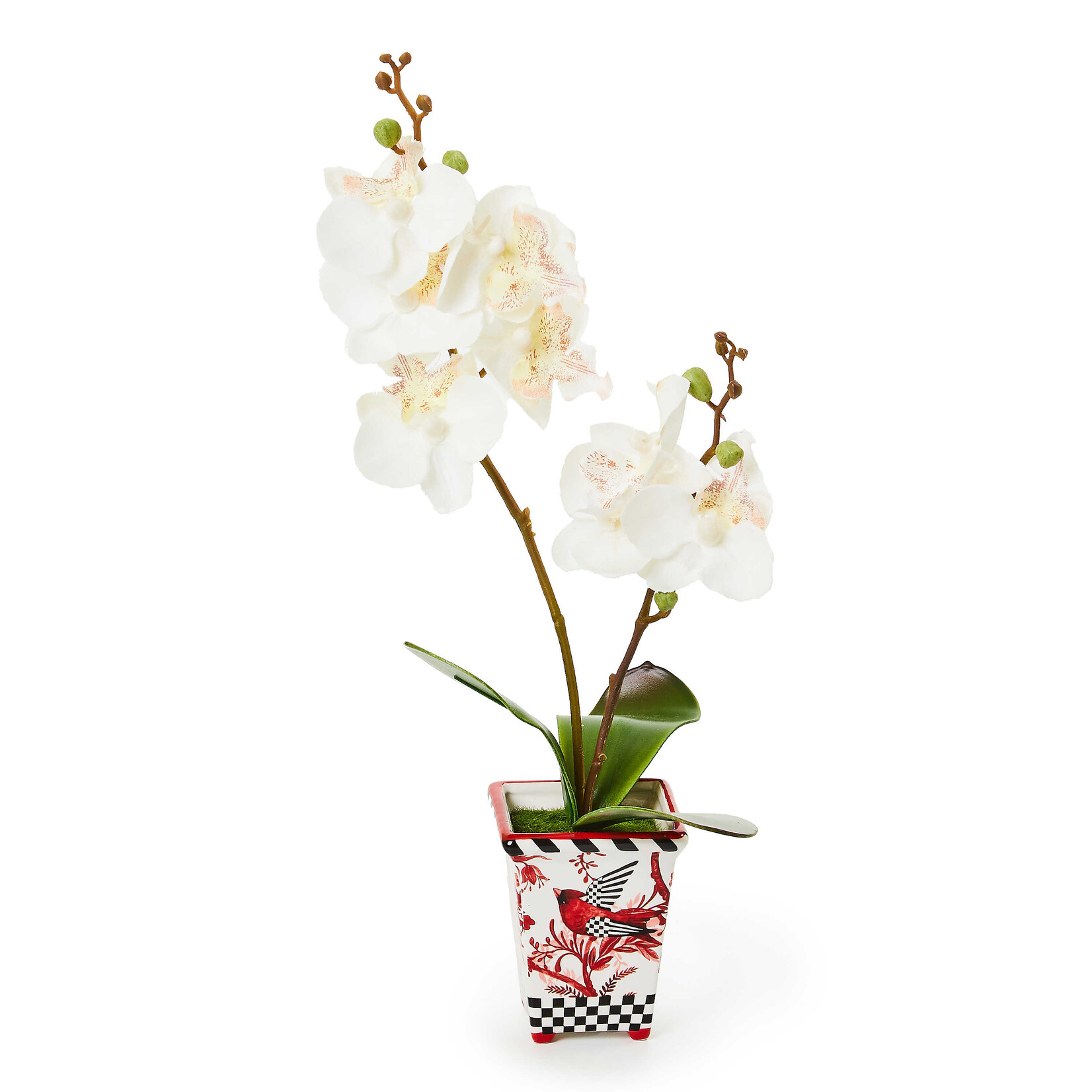 MacKenzie-Childs Cardinal Toile Small Orchid