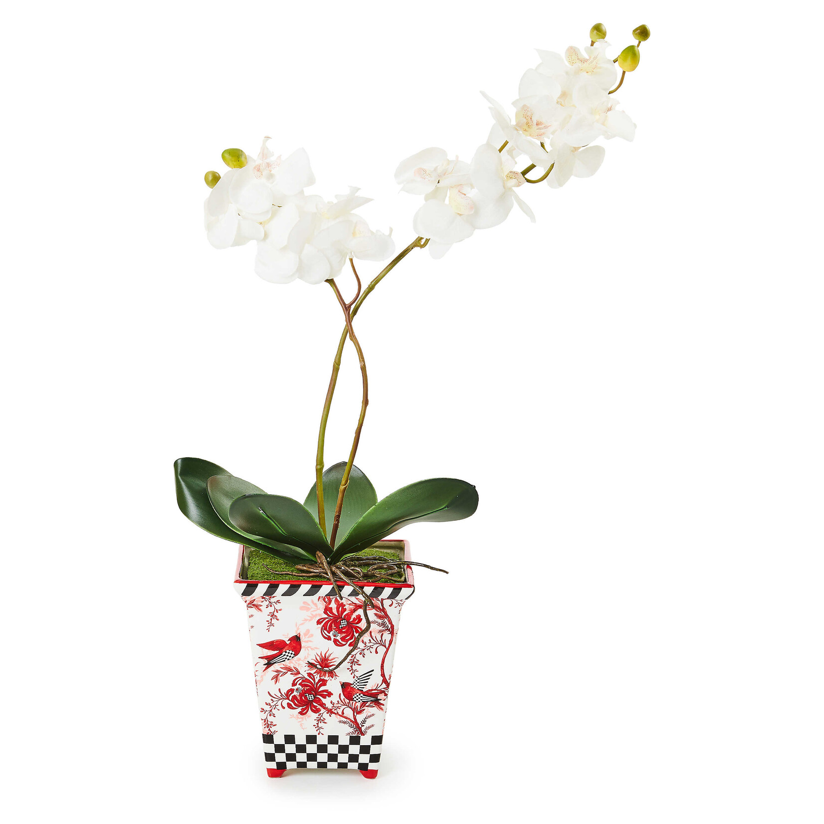 MacKenzie-Childs Cardinal Toile Large Orchid