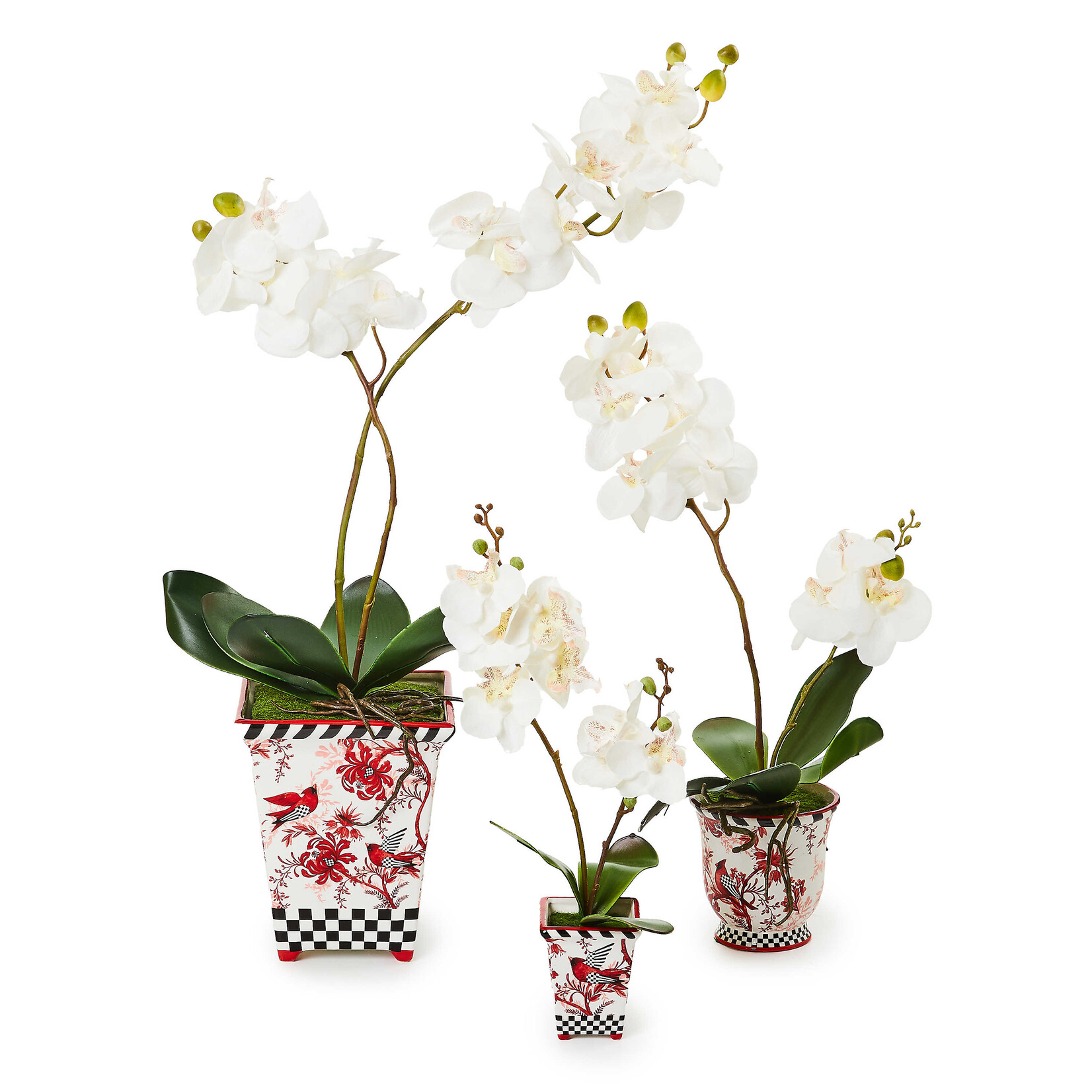 MacKenzie-Childs Cardinal Toile Large Orchid
