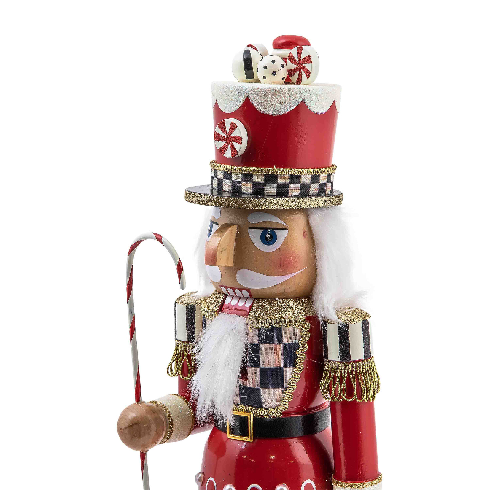 MacKenzie-Childs Peppermint Nutcracker