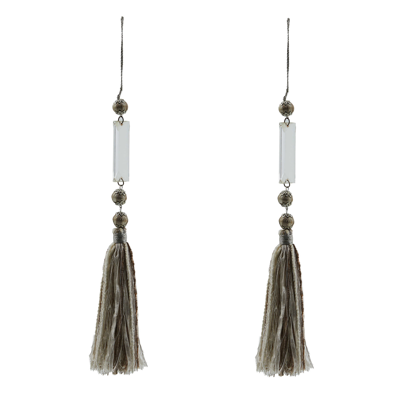 MacKenzie-Childs Crystal Palace Prism Tassels, Set of 2