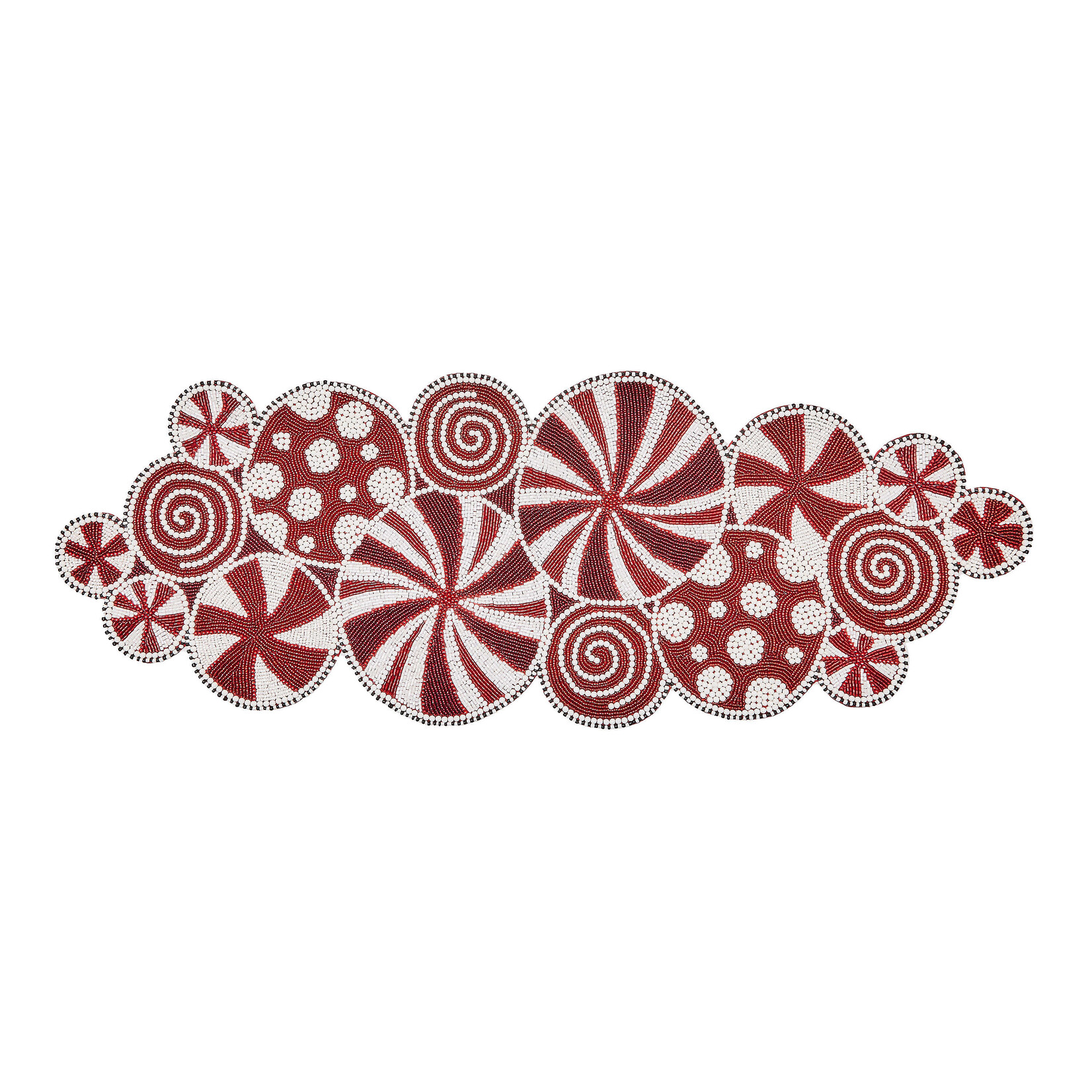 MacKenzie-Childs Peppermint Beaded Runner