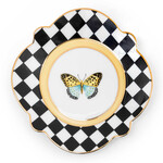 MacKenzie-Childs butterfly toile bread and butter plate