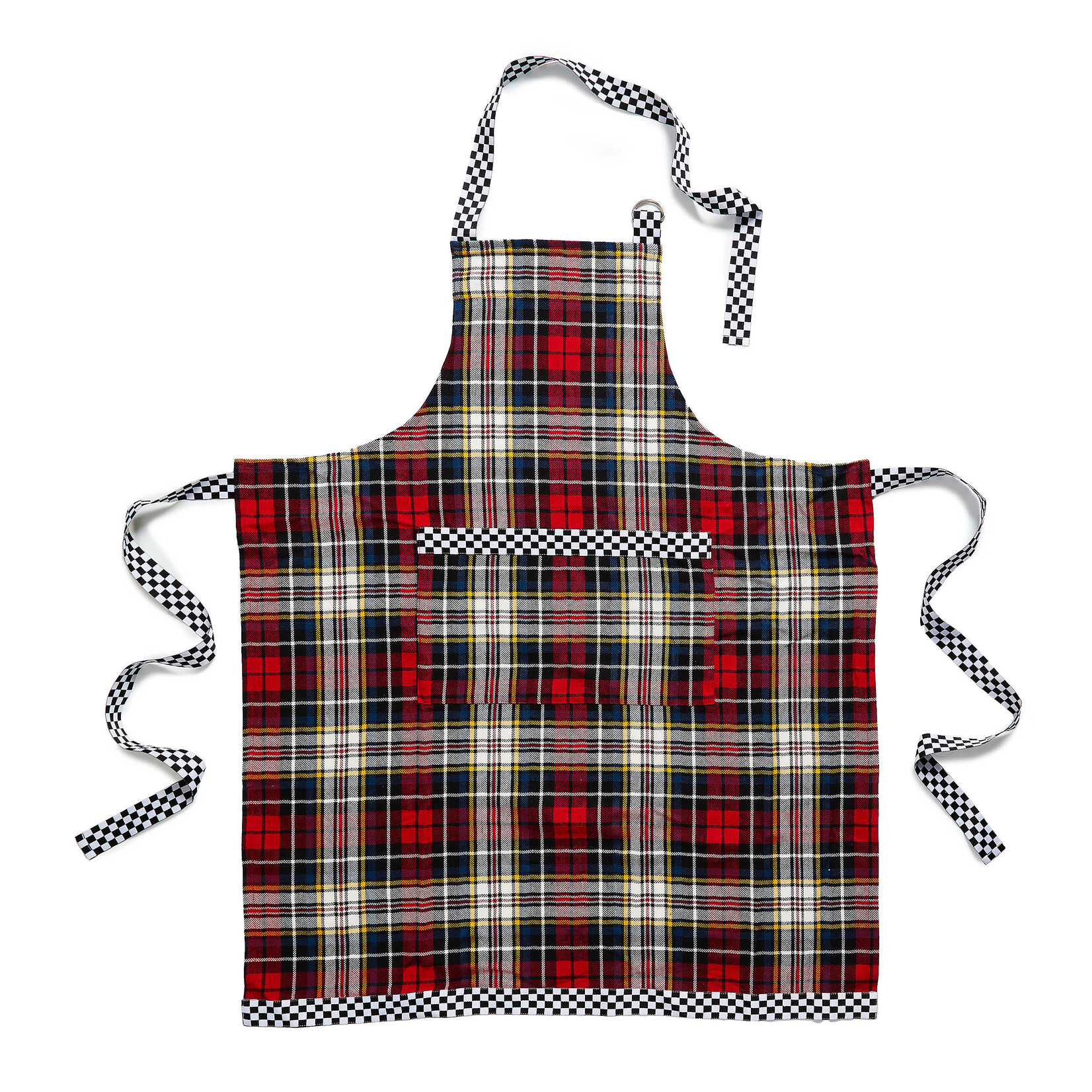 MacKenzie-Childs Tartan Check Woven Apron