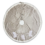 MacKenzie-Childs Holiday Swans Velvet Tree Skirt