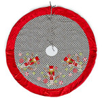 MacKenzie-Childs Courtly Check Holiday Nutcracker Tree Skirt