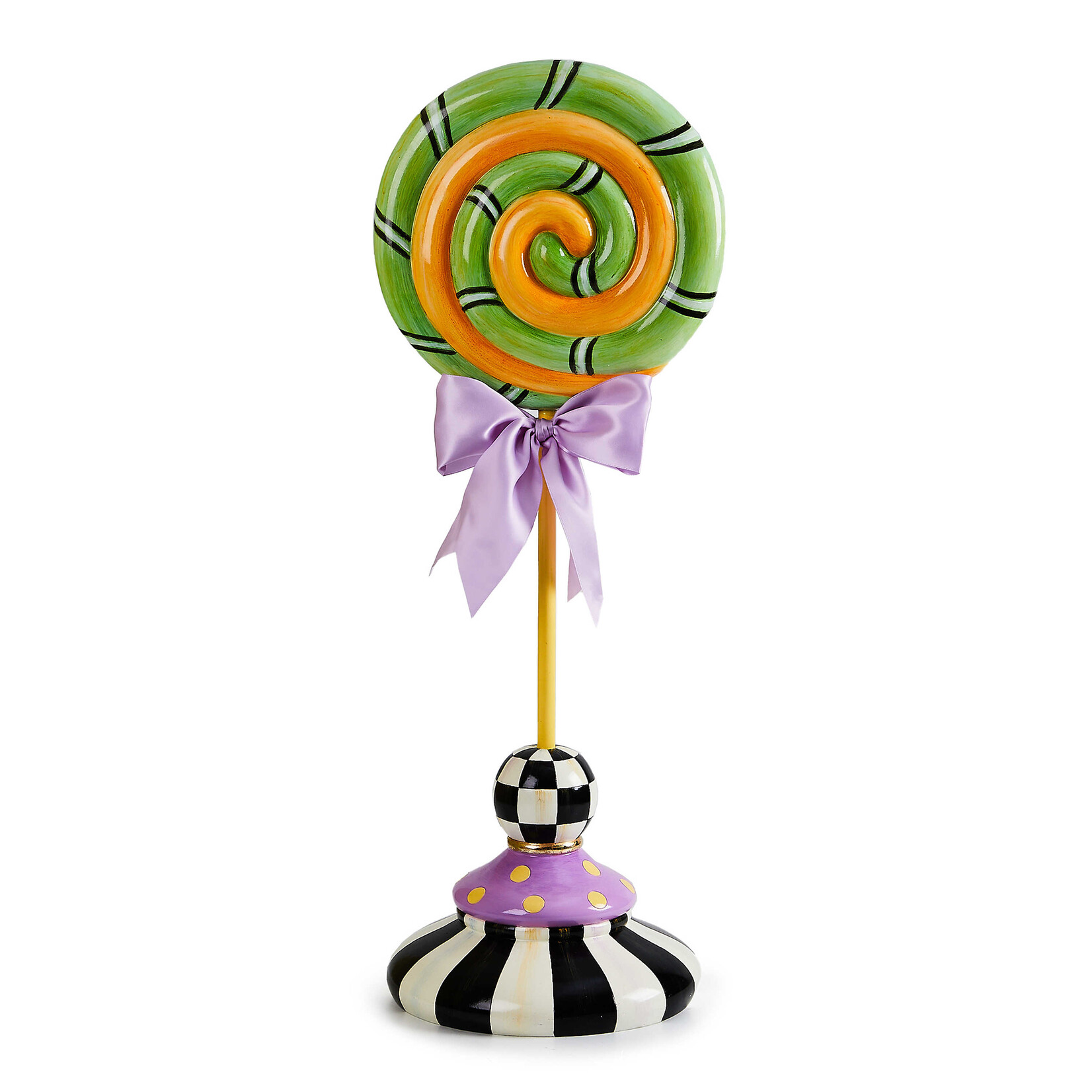 MacKenzie-Childs trick or treat large lollipop topiary