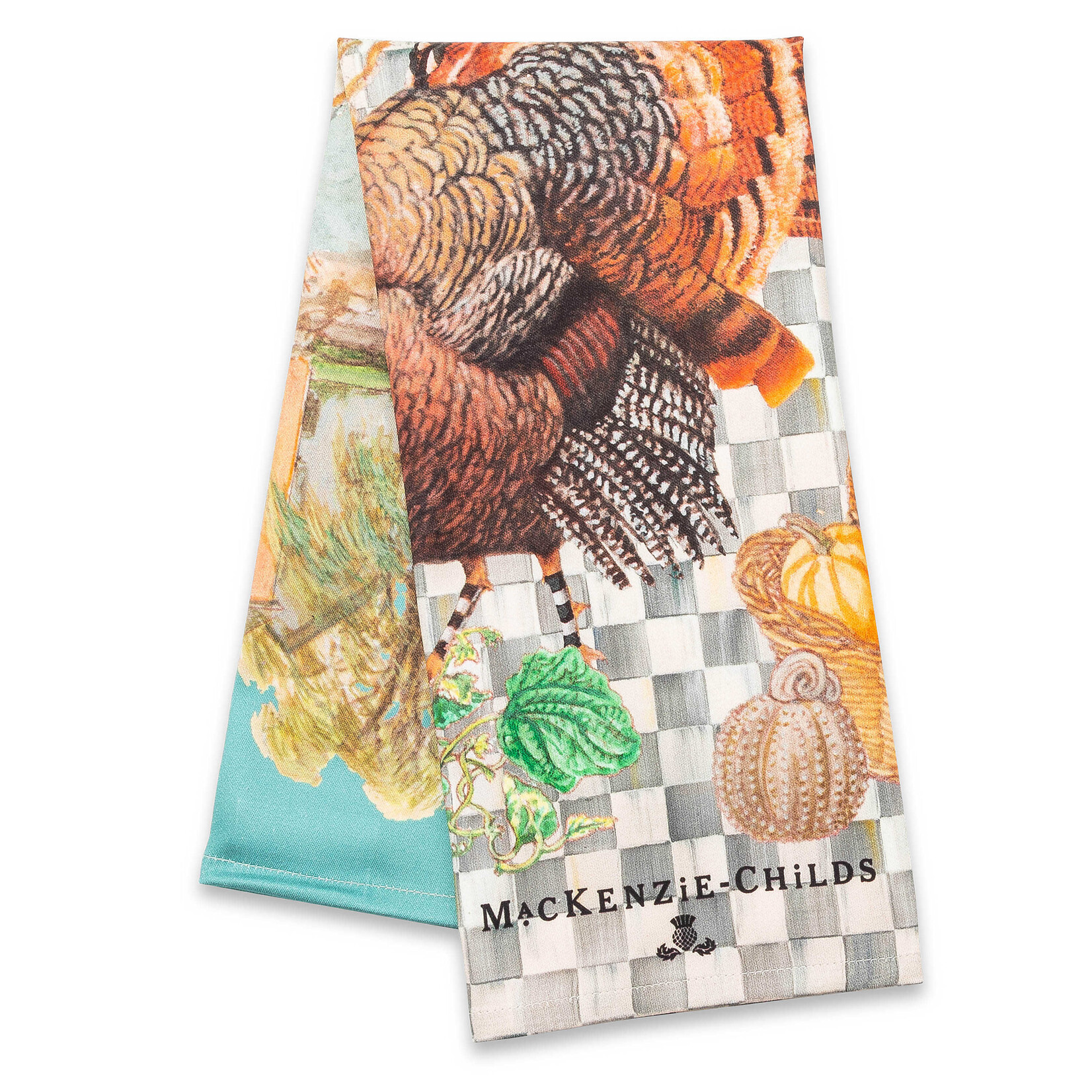 MacKenzie-Childs turkey dish towel