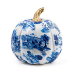MacKenzie-Childs Royal Toile Large Pumpkin