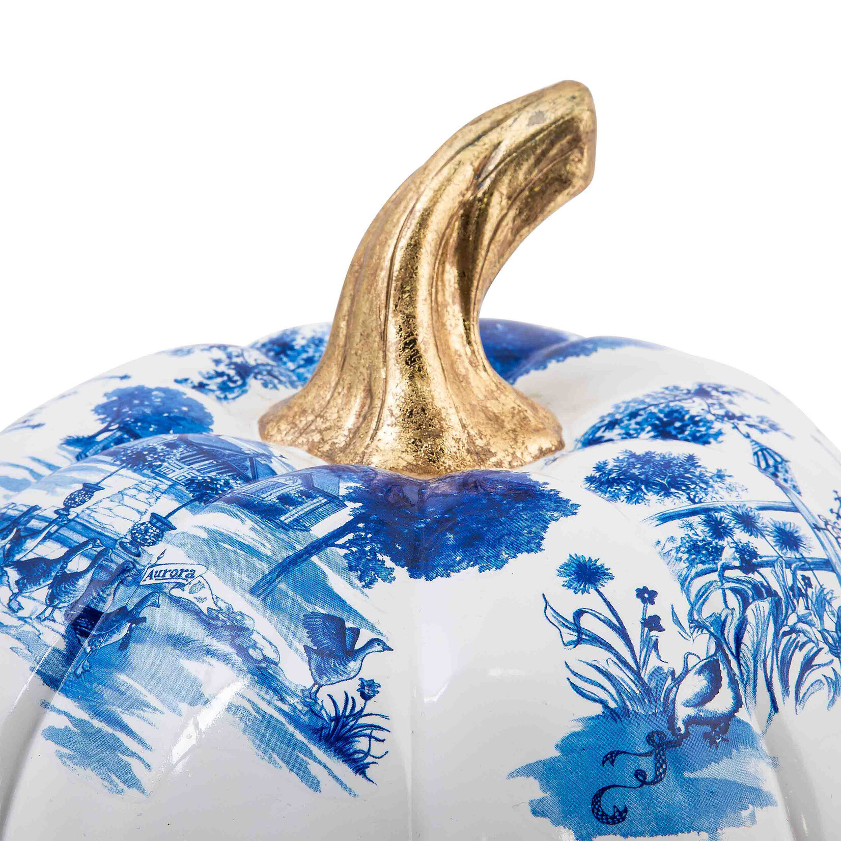 MacKenzie-Childs royal toile large pumpkin