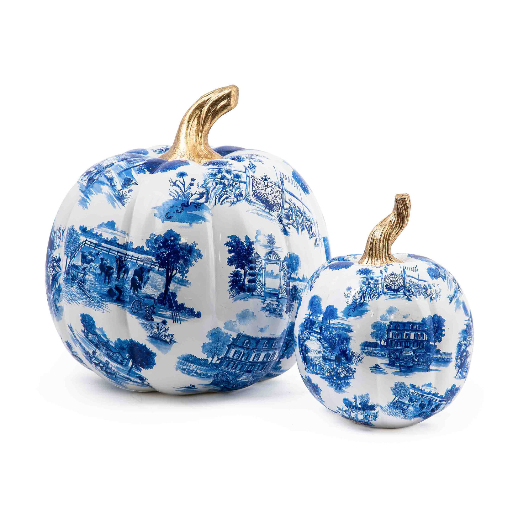 MacKenzie-Childs royal toile large pumpkin