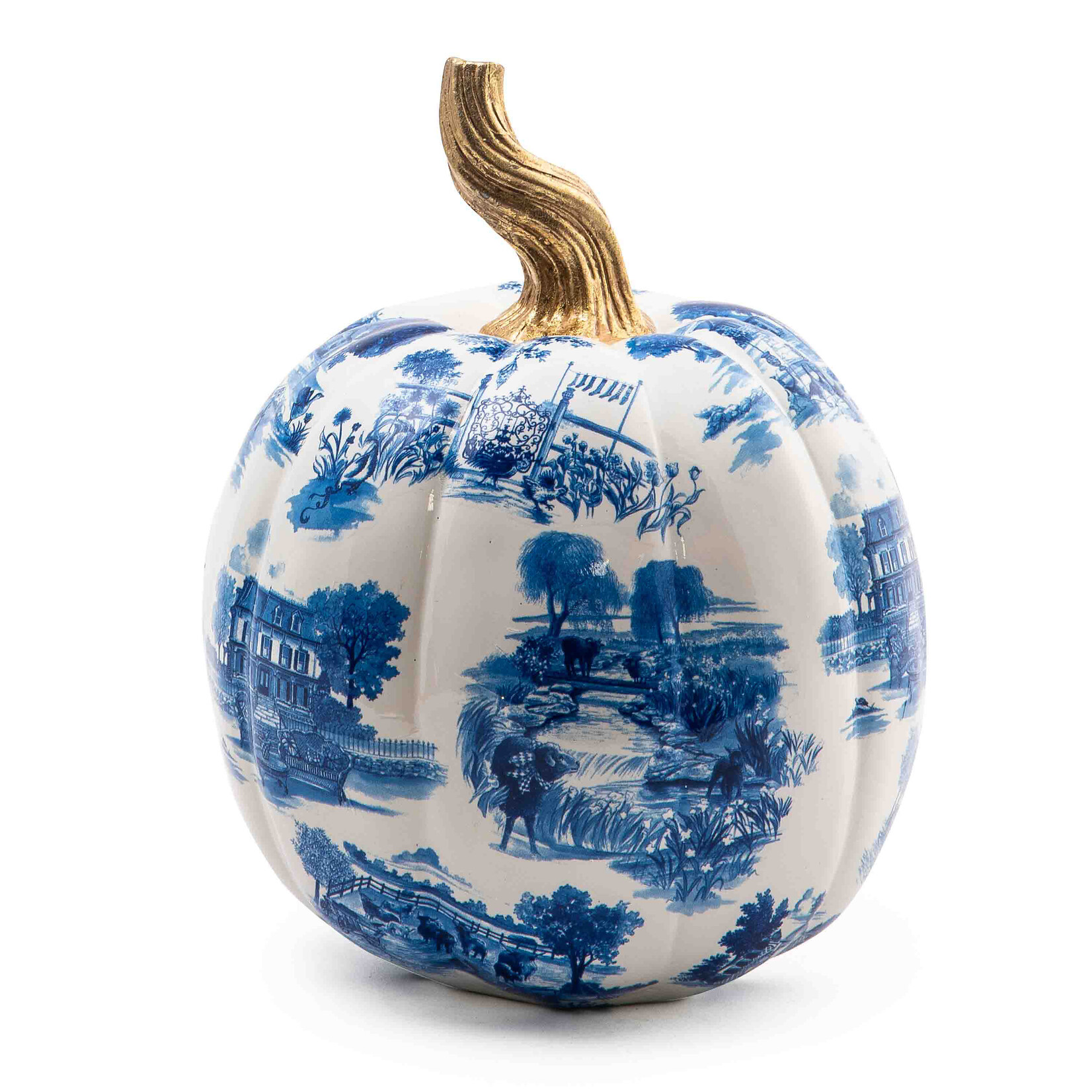 MacKenzie-Childs royal toile small pumpkin