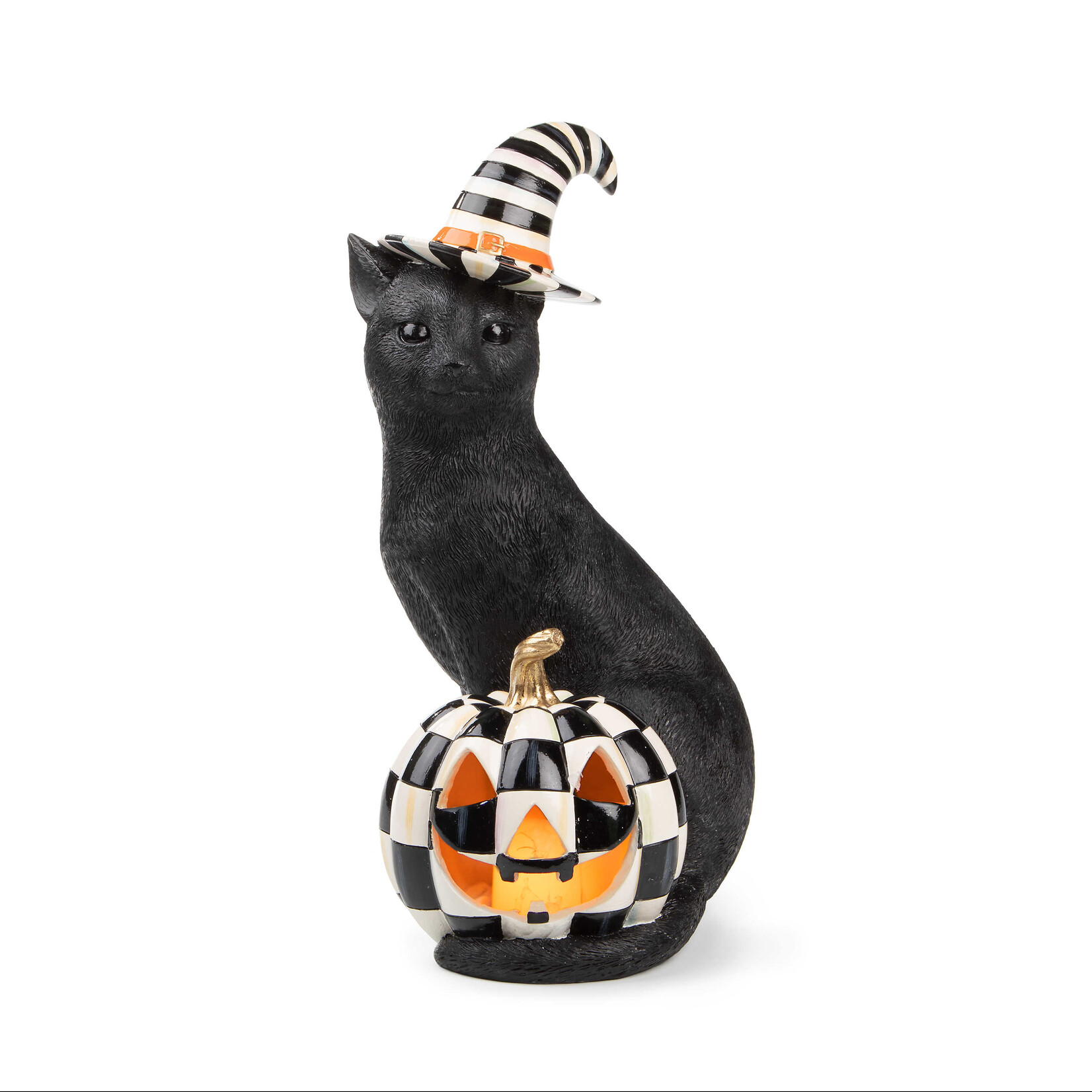 MacKenzie-Childs illuminated happy jack cat